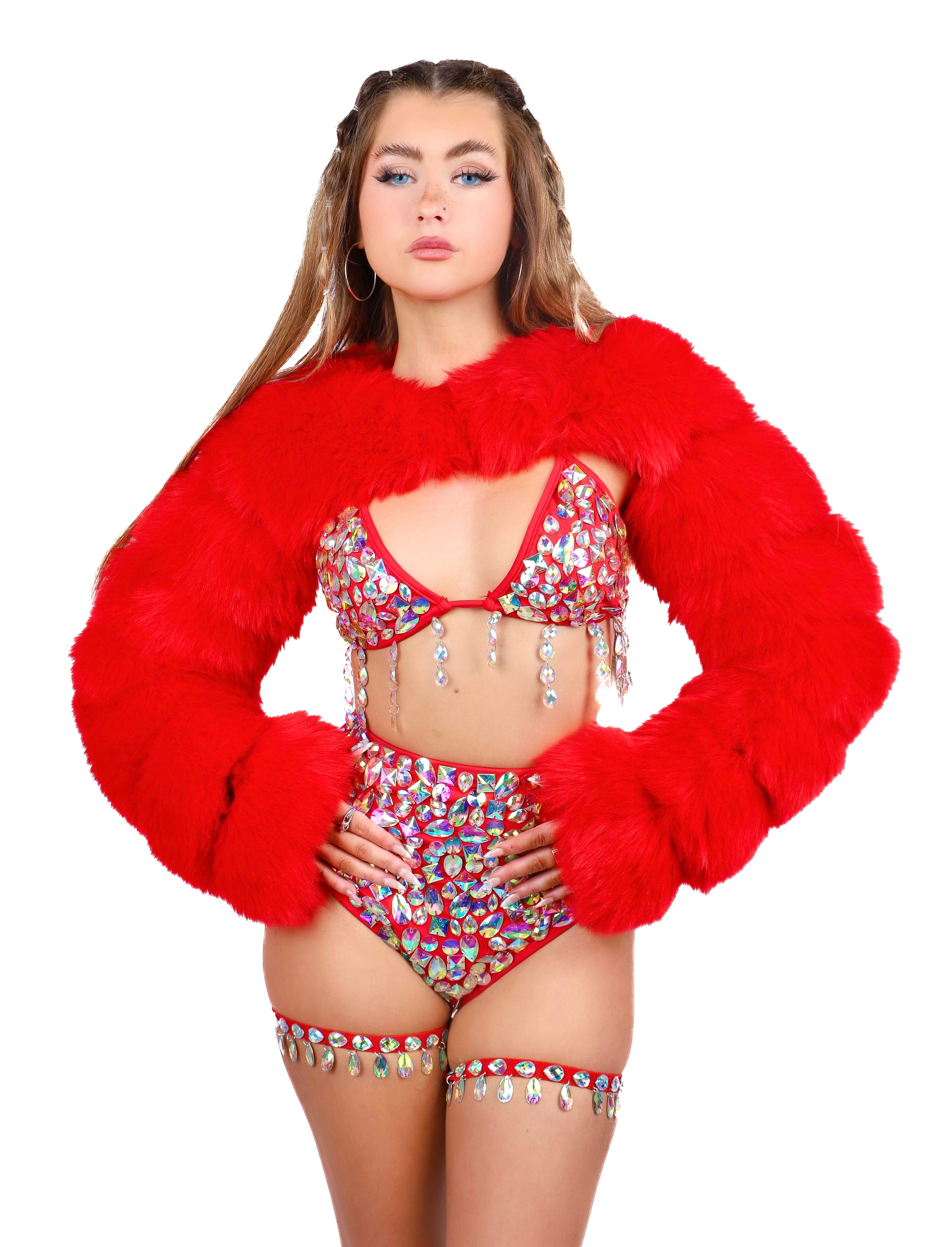 FULL OUTFIT- Fuzzy Ruby (4 pcs)
