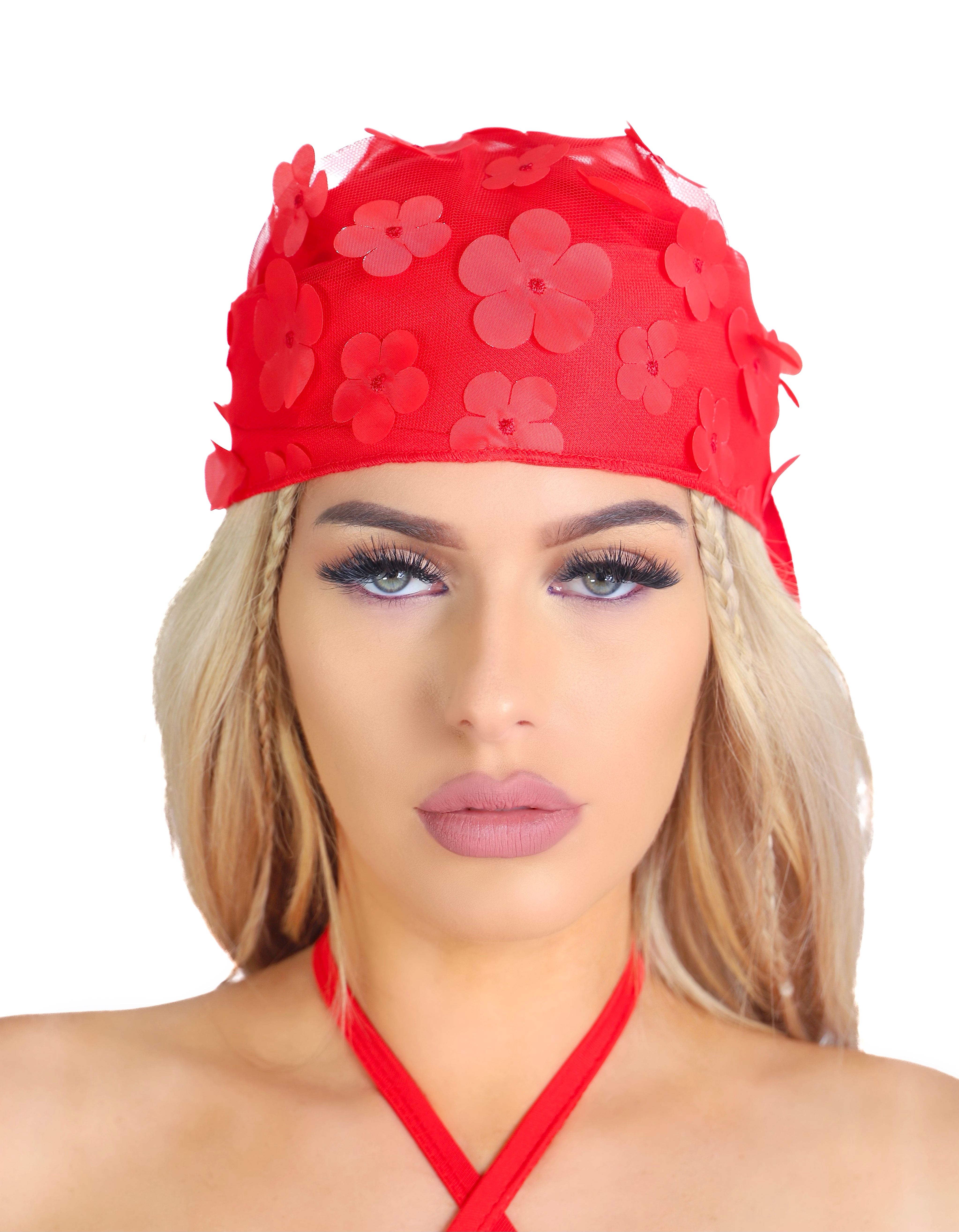 Cherry Blossom 3D Head Scarf