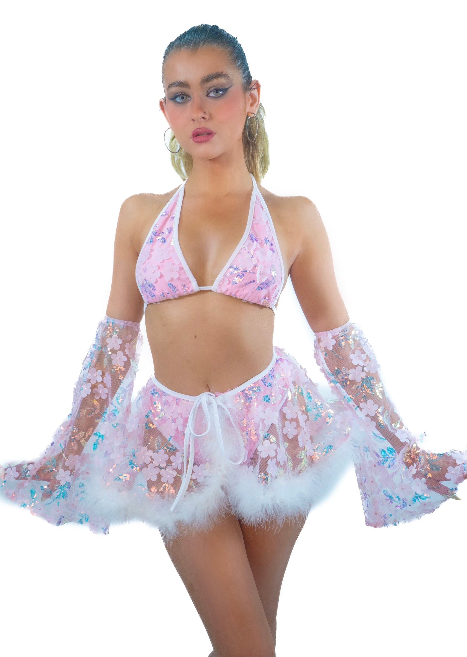 Pink Cloud Fairy Blossom Top