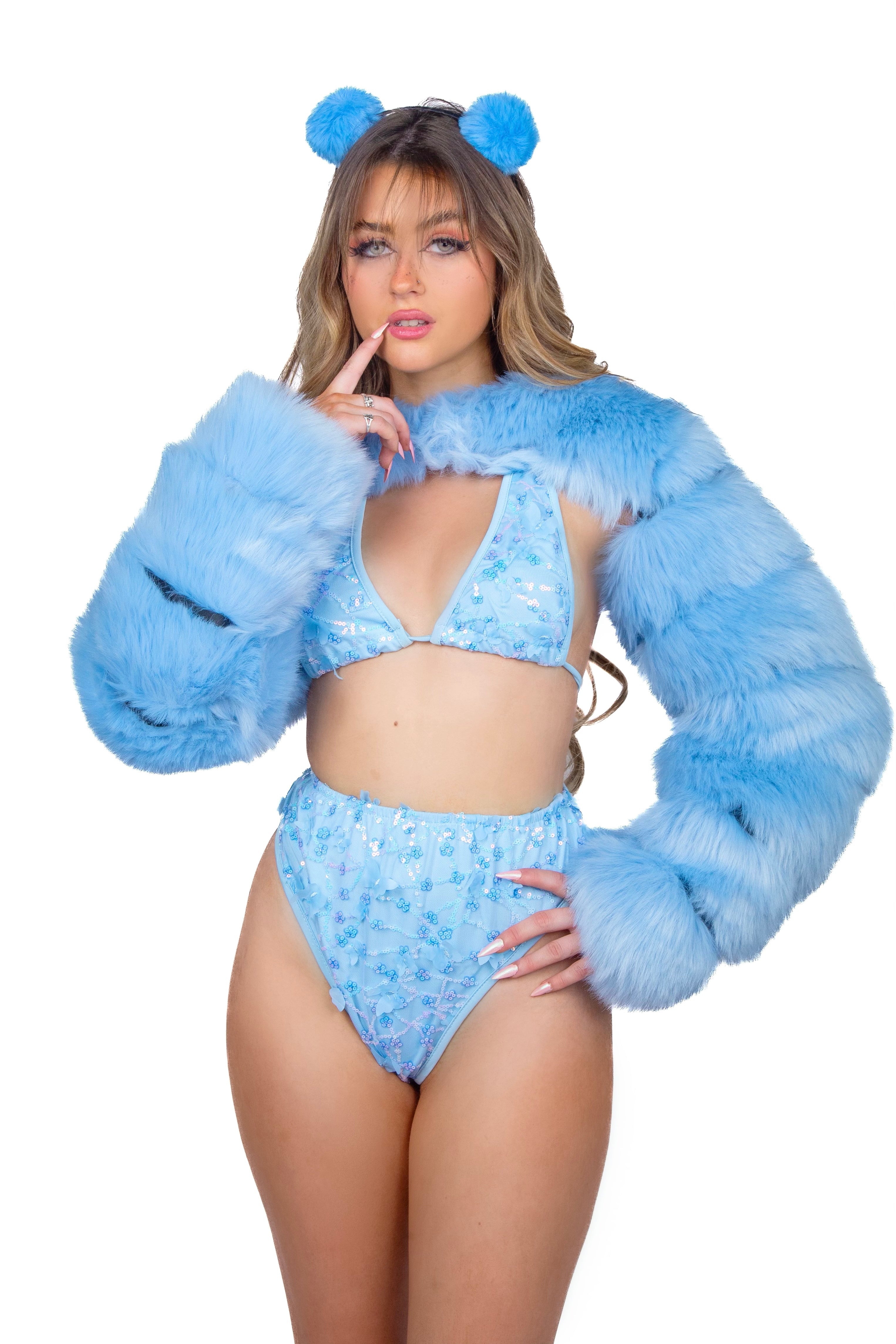 Blue Bear Headband