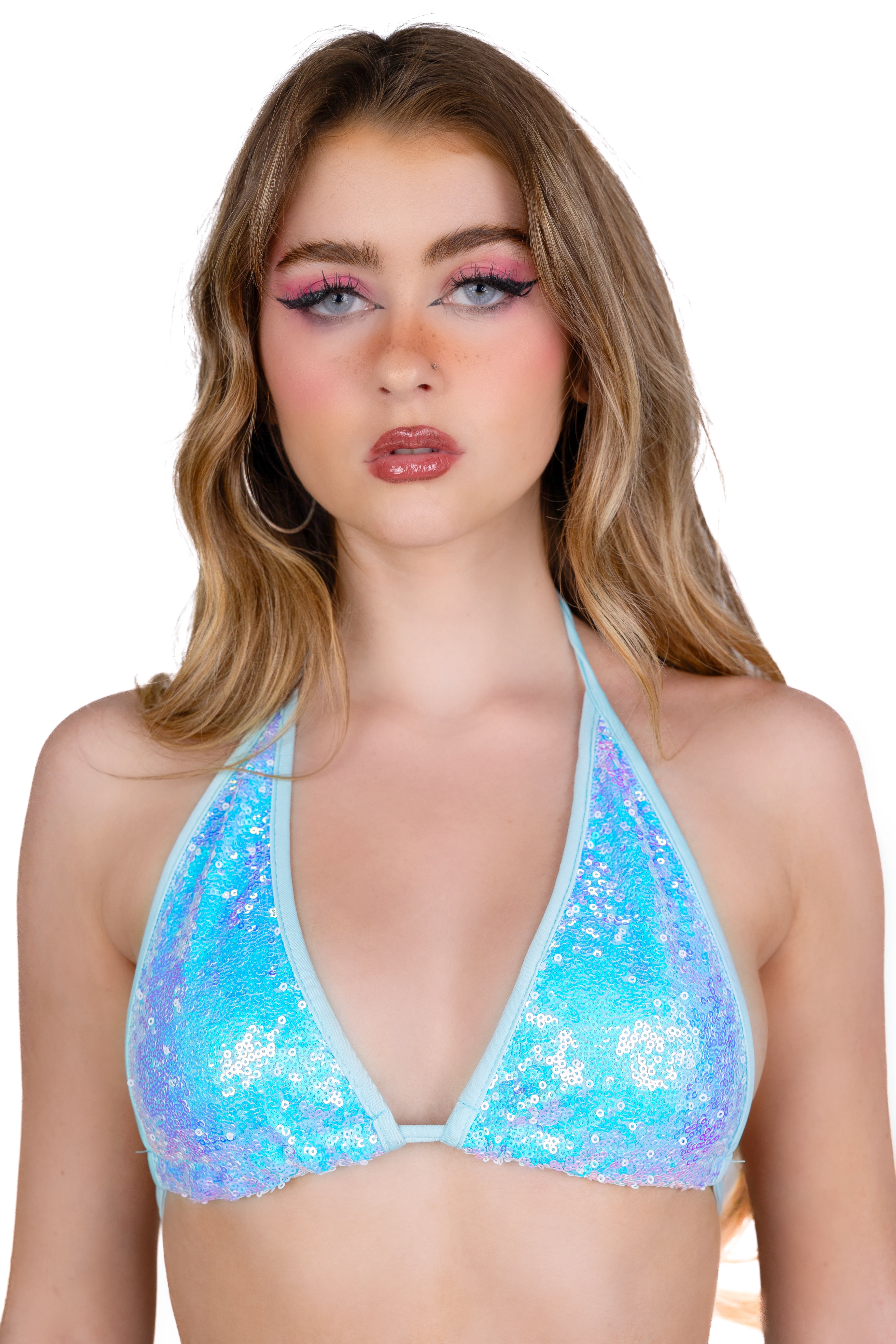 Sky Goddess Sequin Top