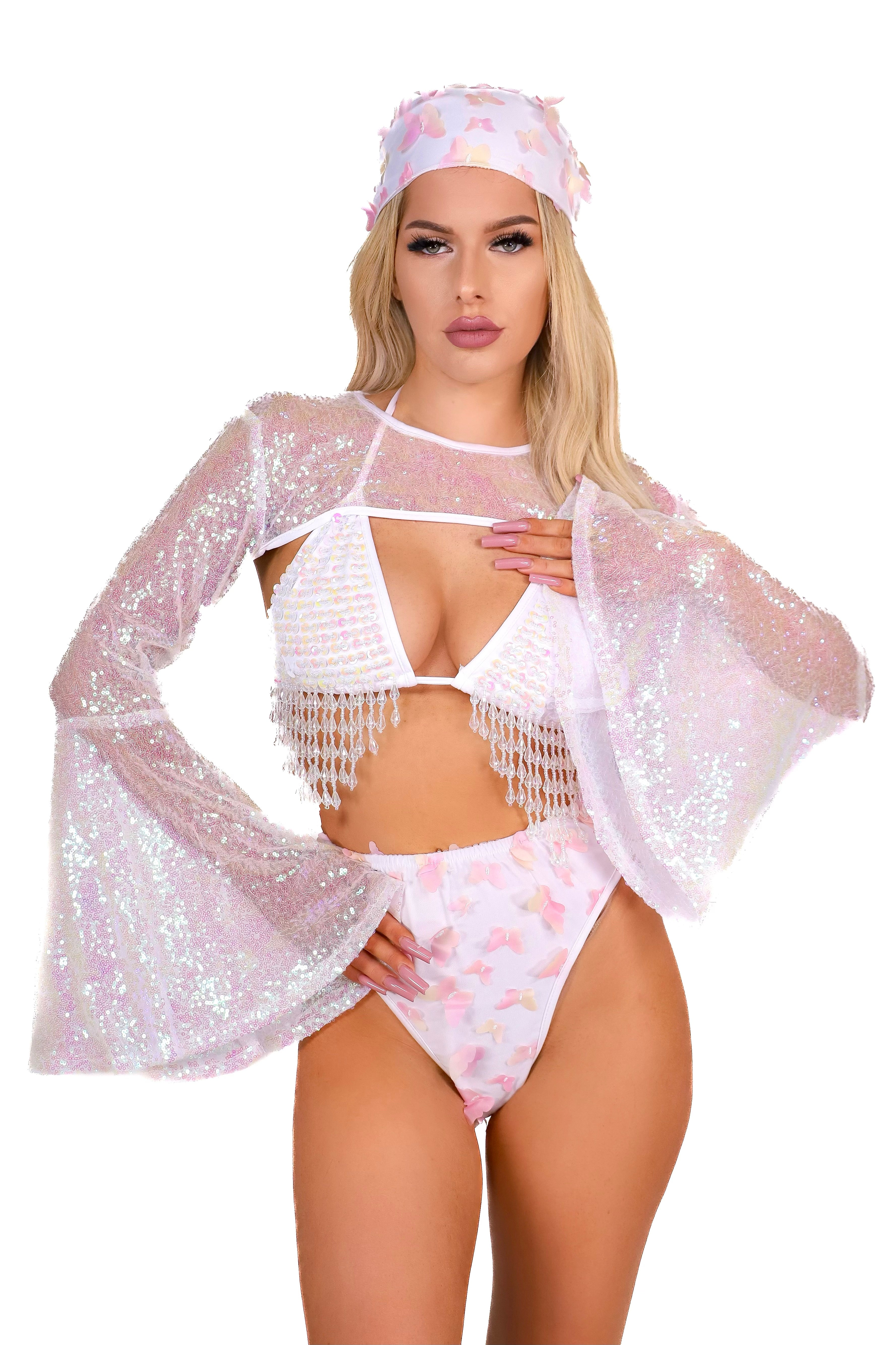 FULL OUTFIT- Pink Butterly Goddess (3 pcs)