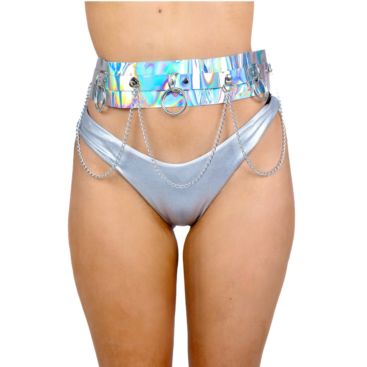 Hologram Hoop Chain Belt Rave clothes,rave outfits,edc outfits,rave THE LUMI SHOP Hologram Hoop Chain Belt Rave clothes,rave outfits,edc outfits,rave THE LUMI SHOP