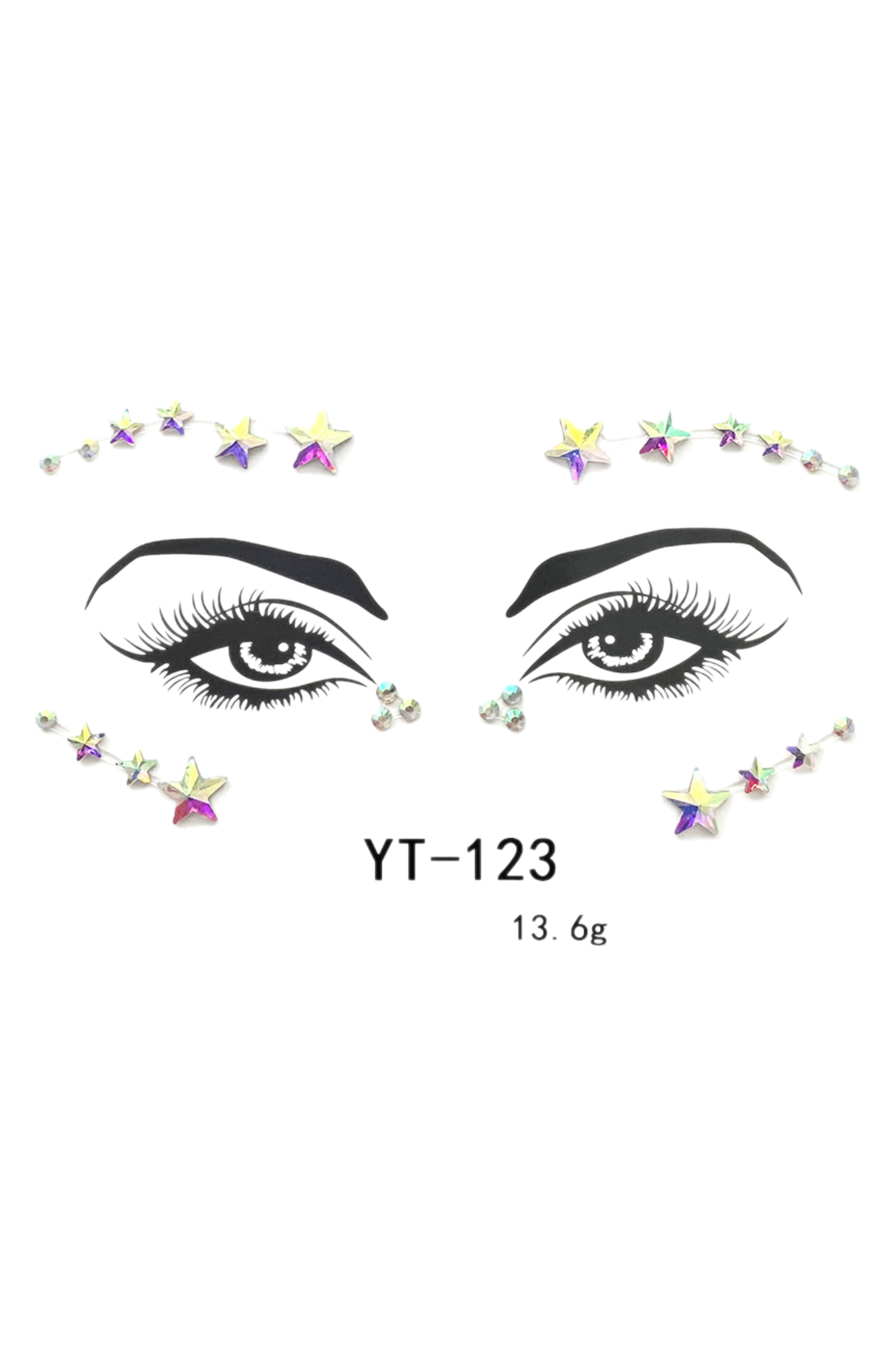 Star Gal Rhinestone Crystal Face Jewels
