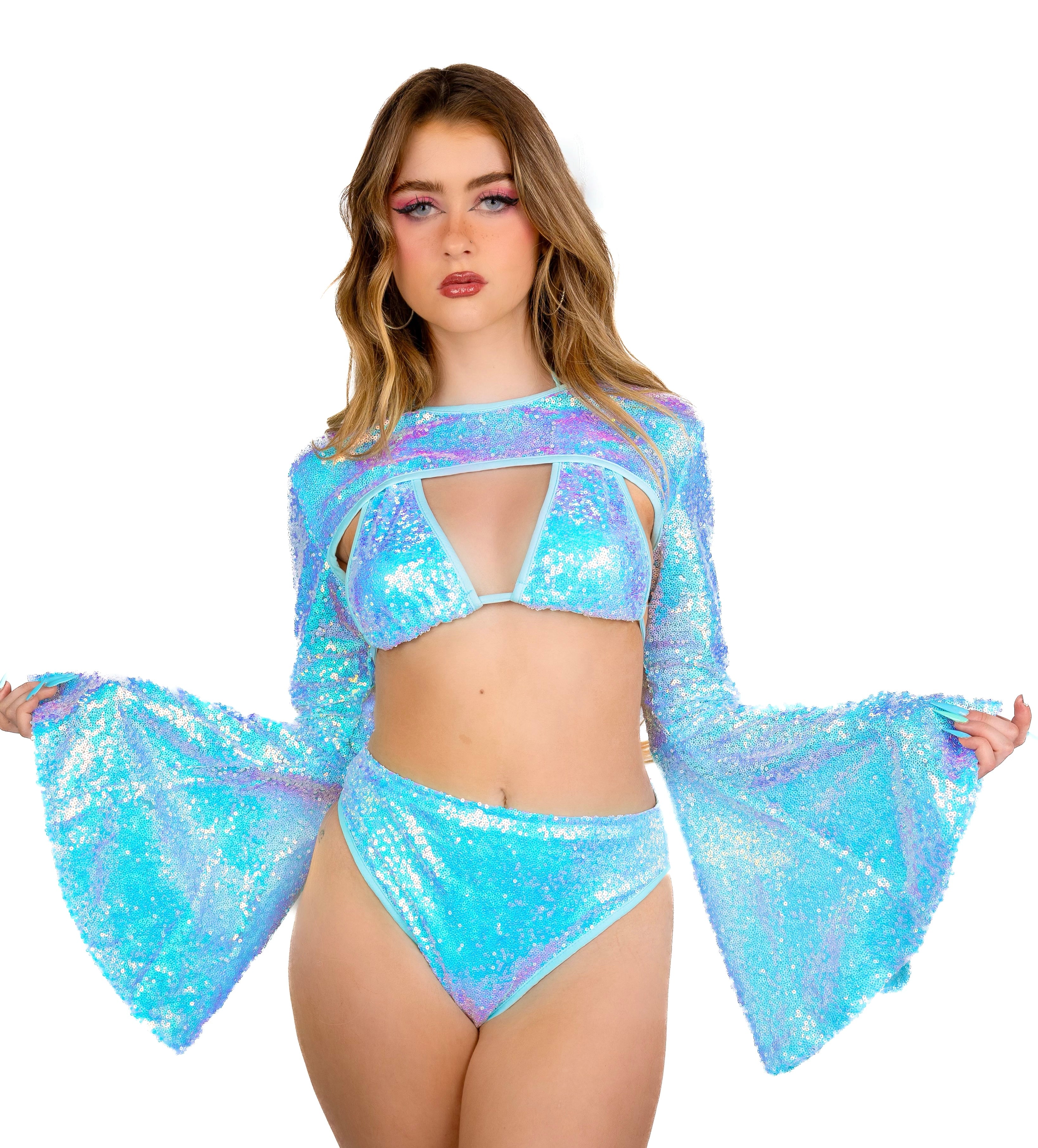 Sky Goddess Sequin Arm Sleeves