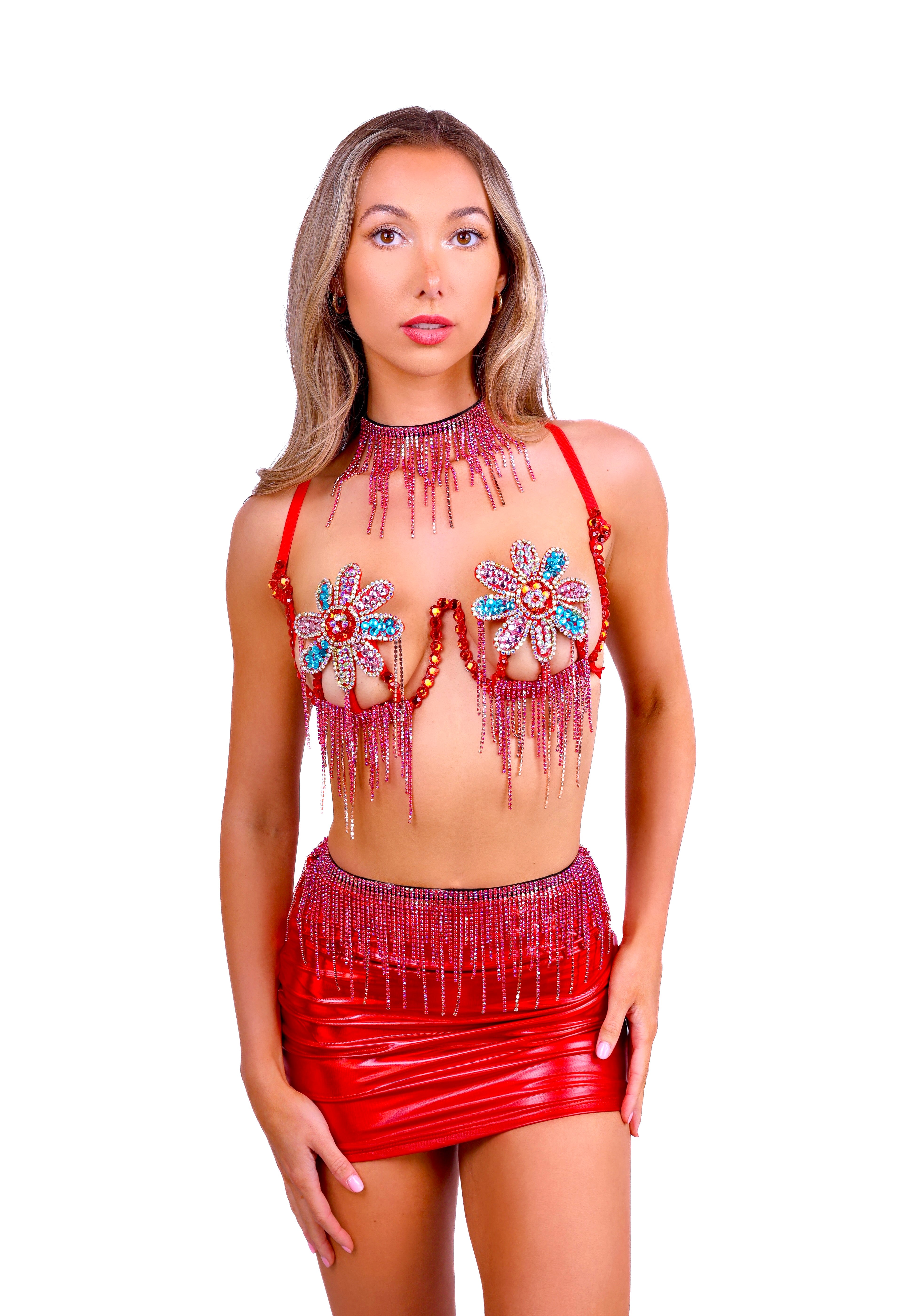 FULL OUTFIT- Ruby Meadow Carnival Diva (4 pcs)