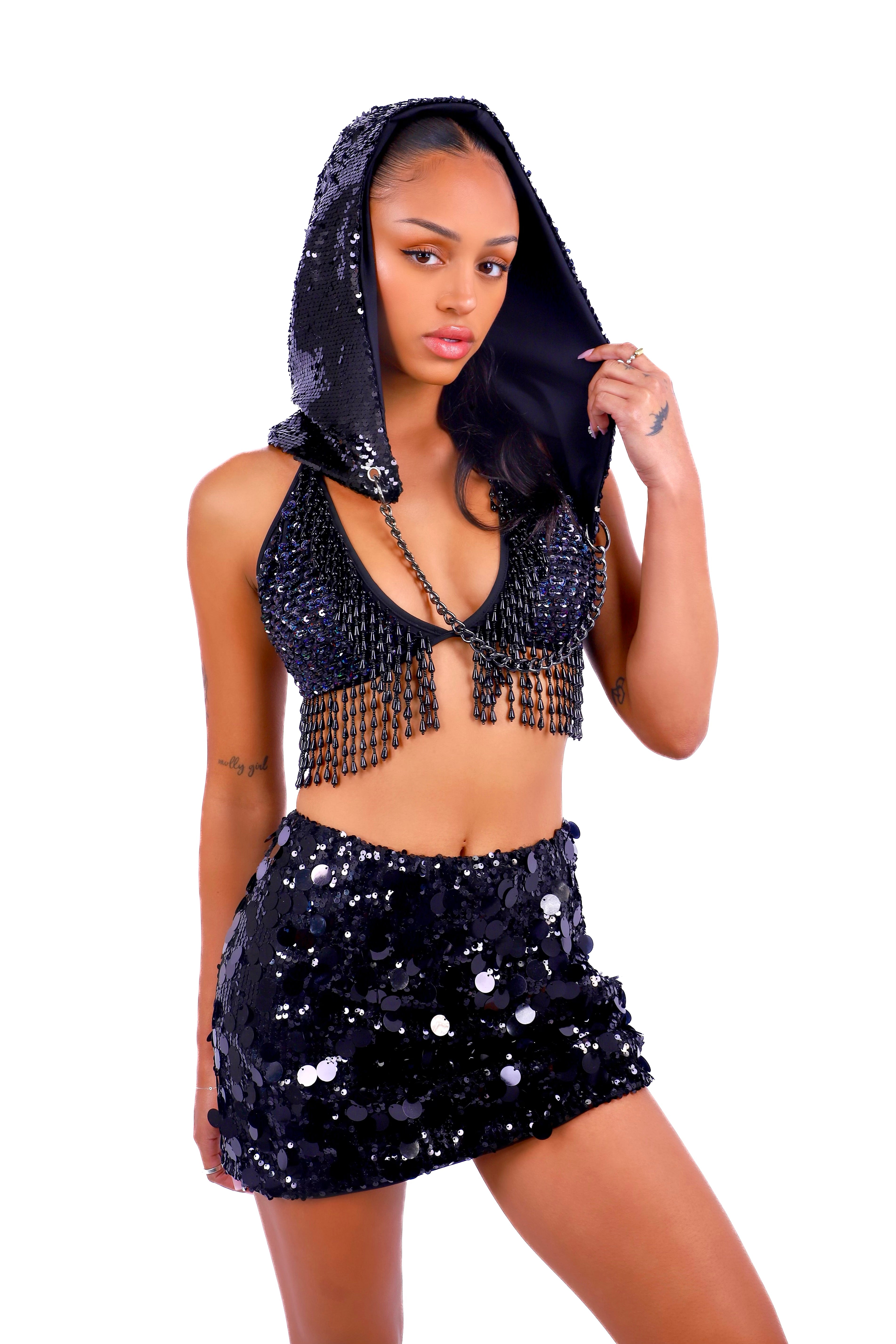 FULL OUTFIT- Midnight Sparkle Rebel (3 pcs)