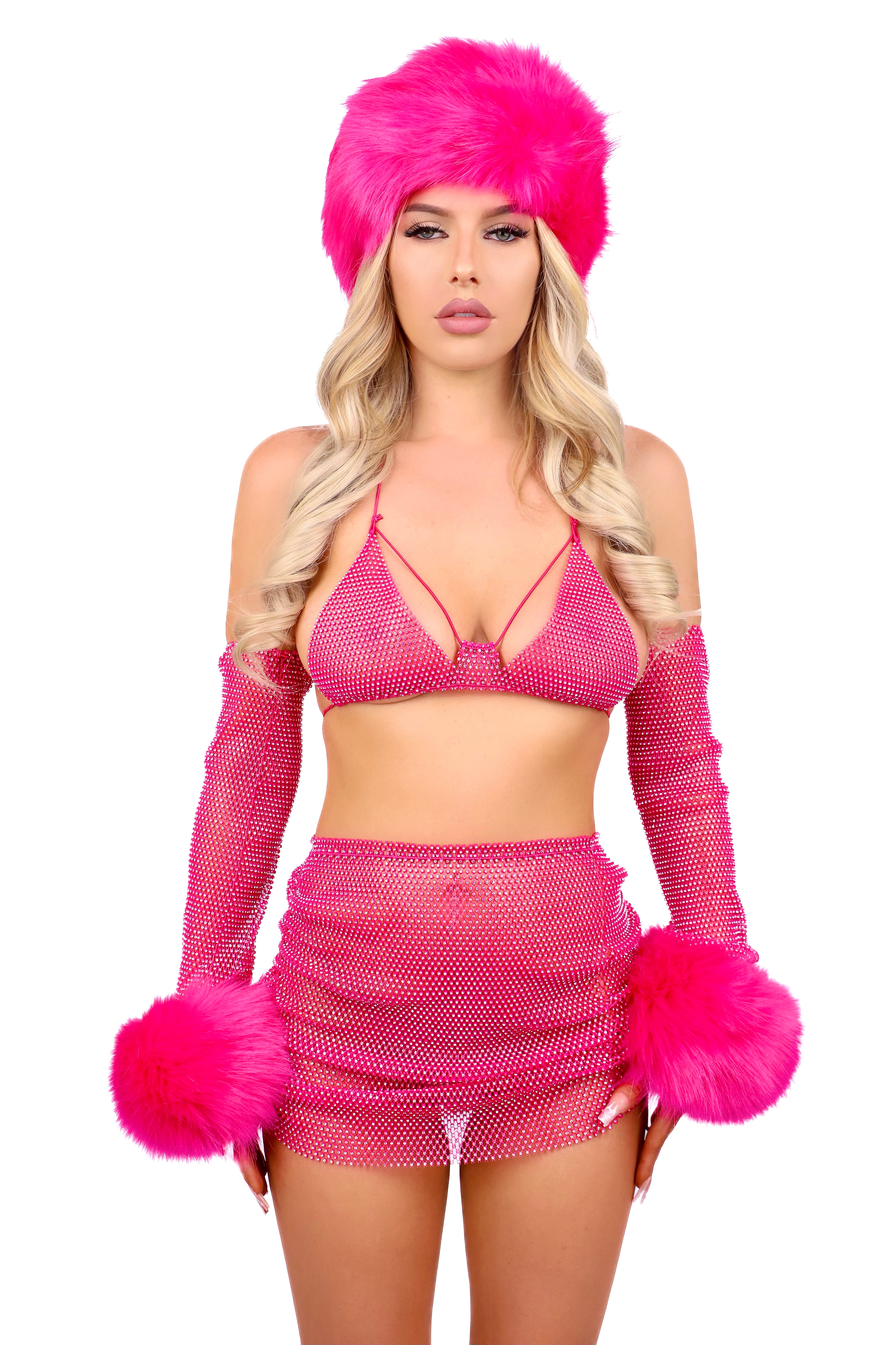 FULL OUTFIT- Cozy Rose Hot Pink (5 pcs)