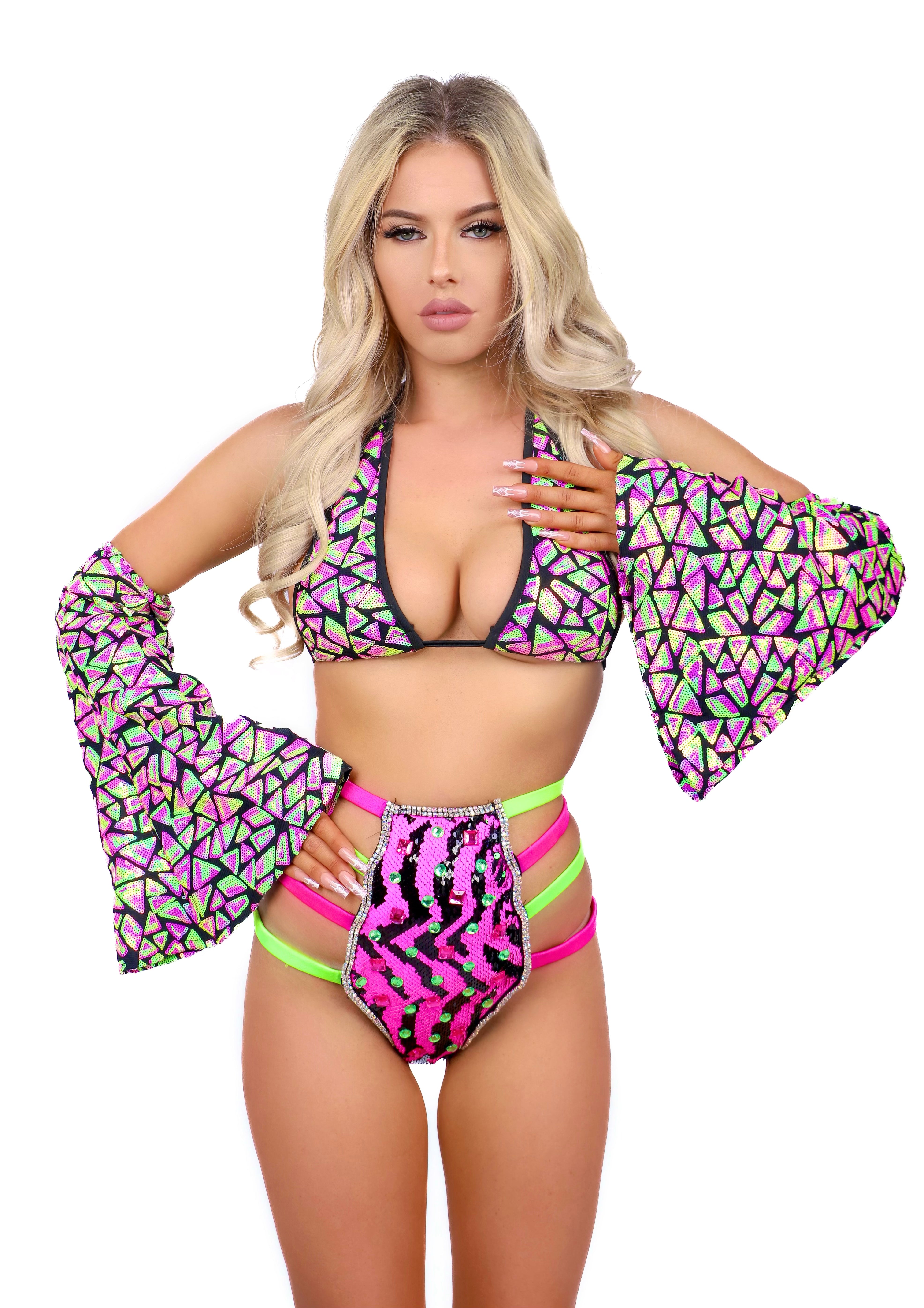 FULL OUTFIT- Watermelon Disco (3 pcs)