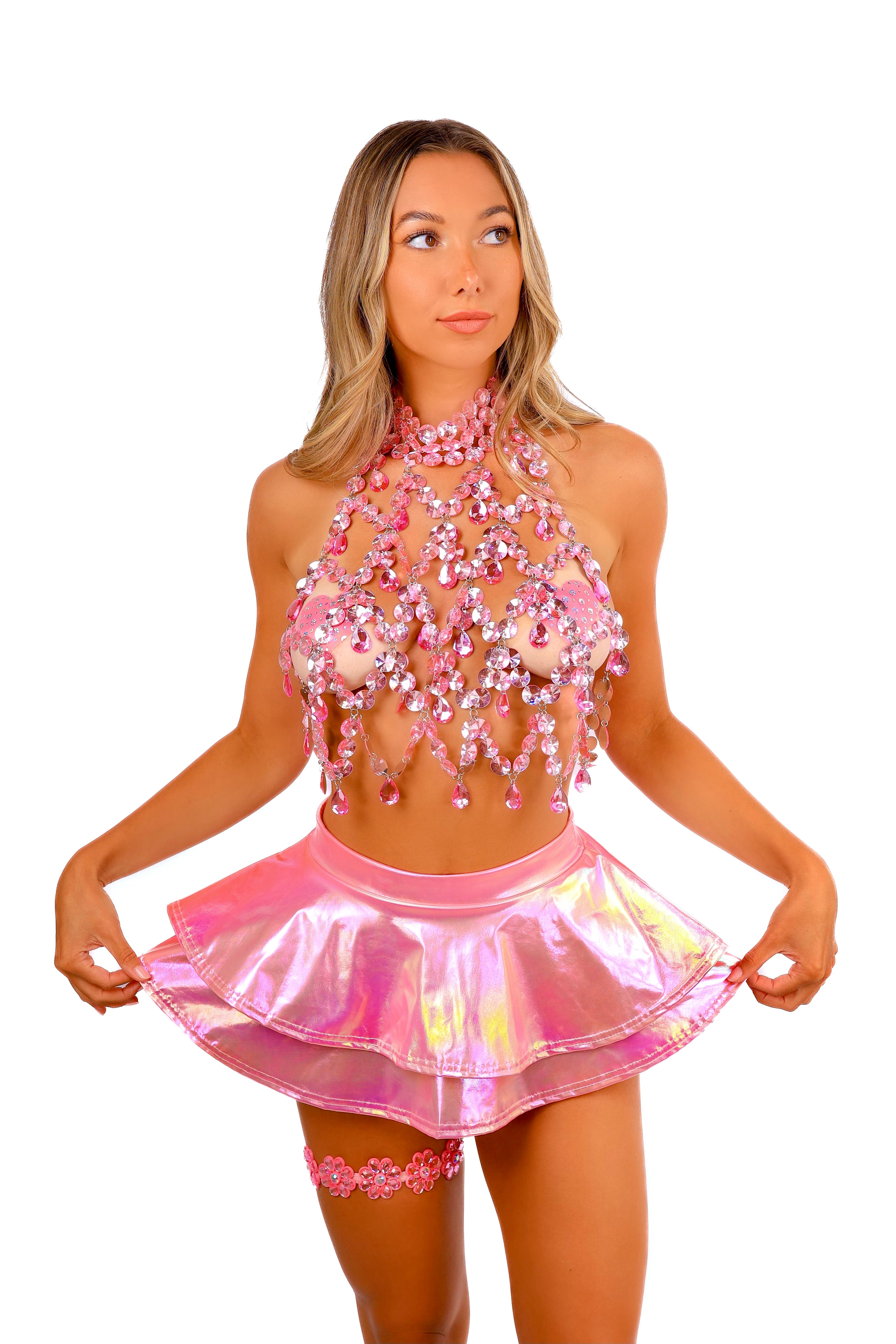 FULL OUTFIT-Pink Jewel Diva (4 pcs)