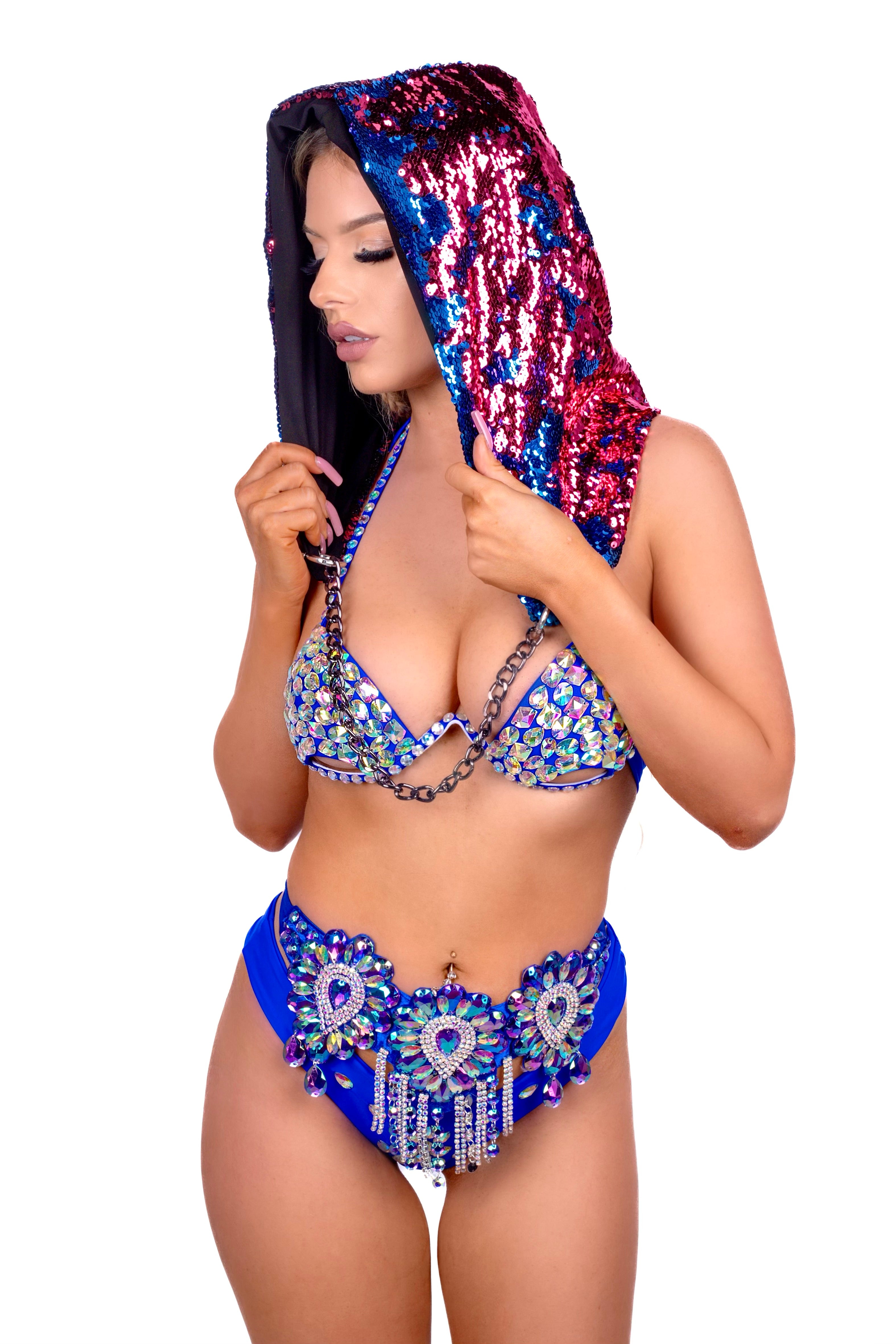 FULL OUTFIT- Blue Gem Empress (4 pcs)