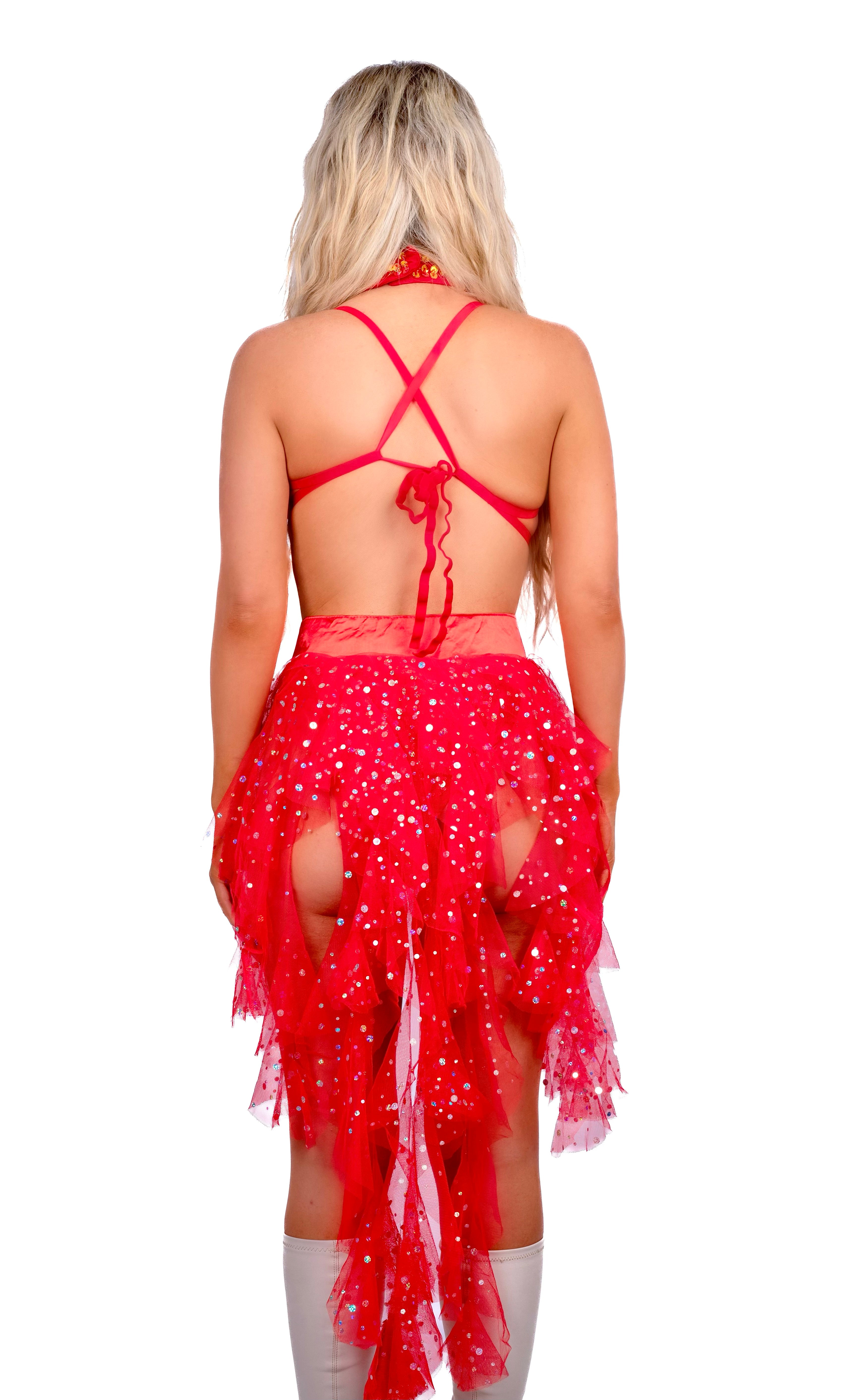 FULL OUTFIT- Red Swan Princess (4 pcs)