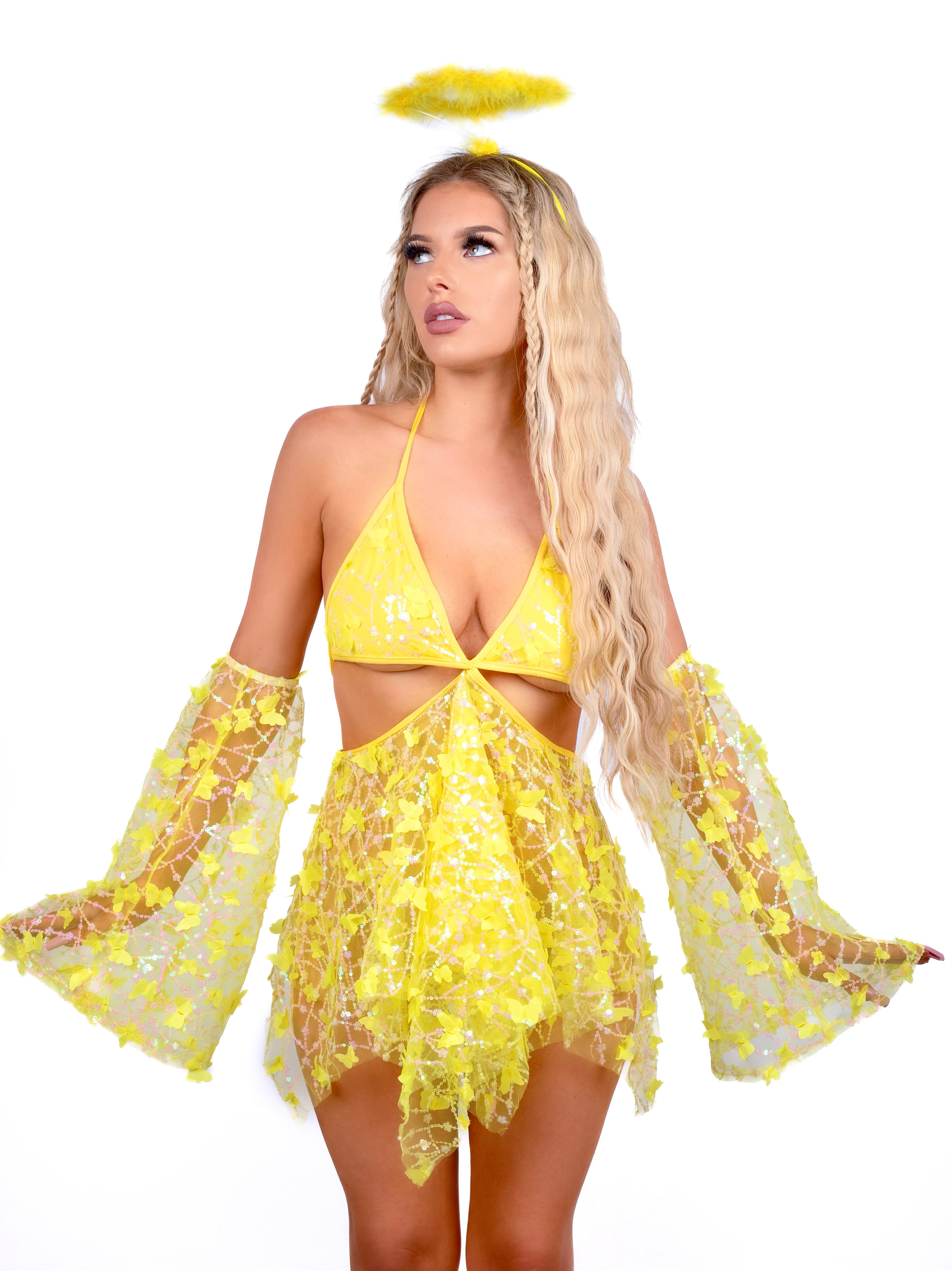 FULL OUTFIT- Sunflower Blossom Angel (3 pcs)