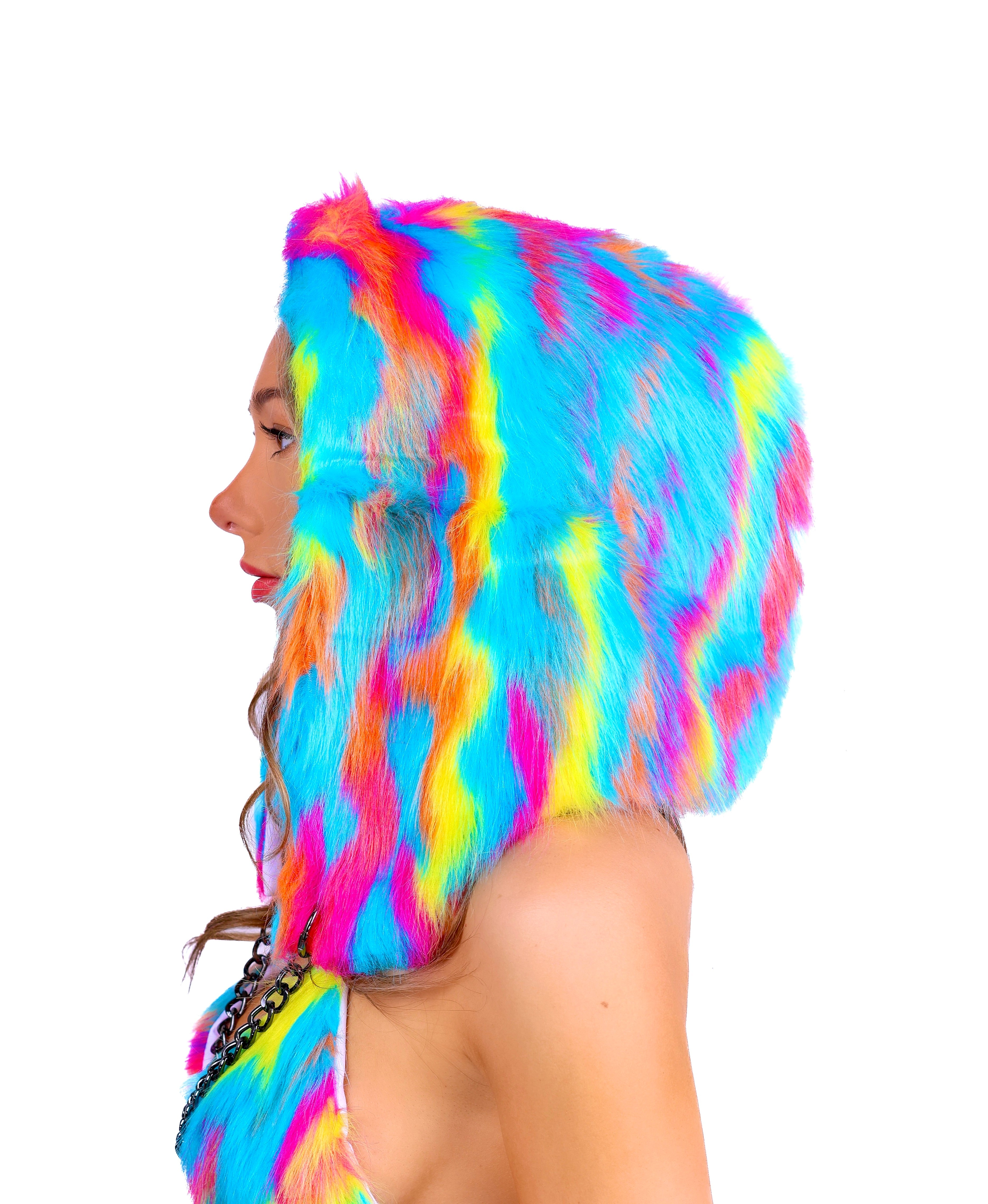 Electric Fantasy Diva Fuzzy Hood