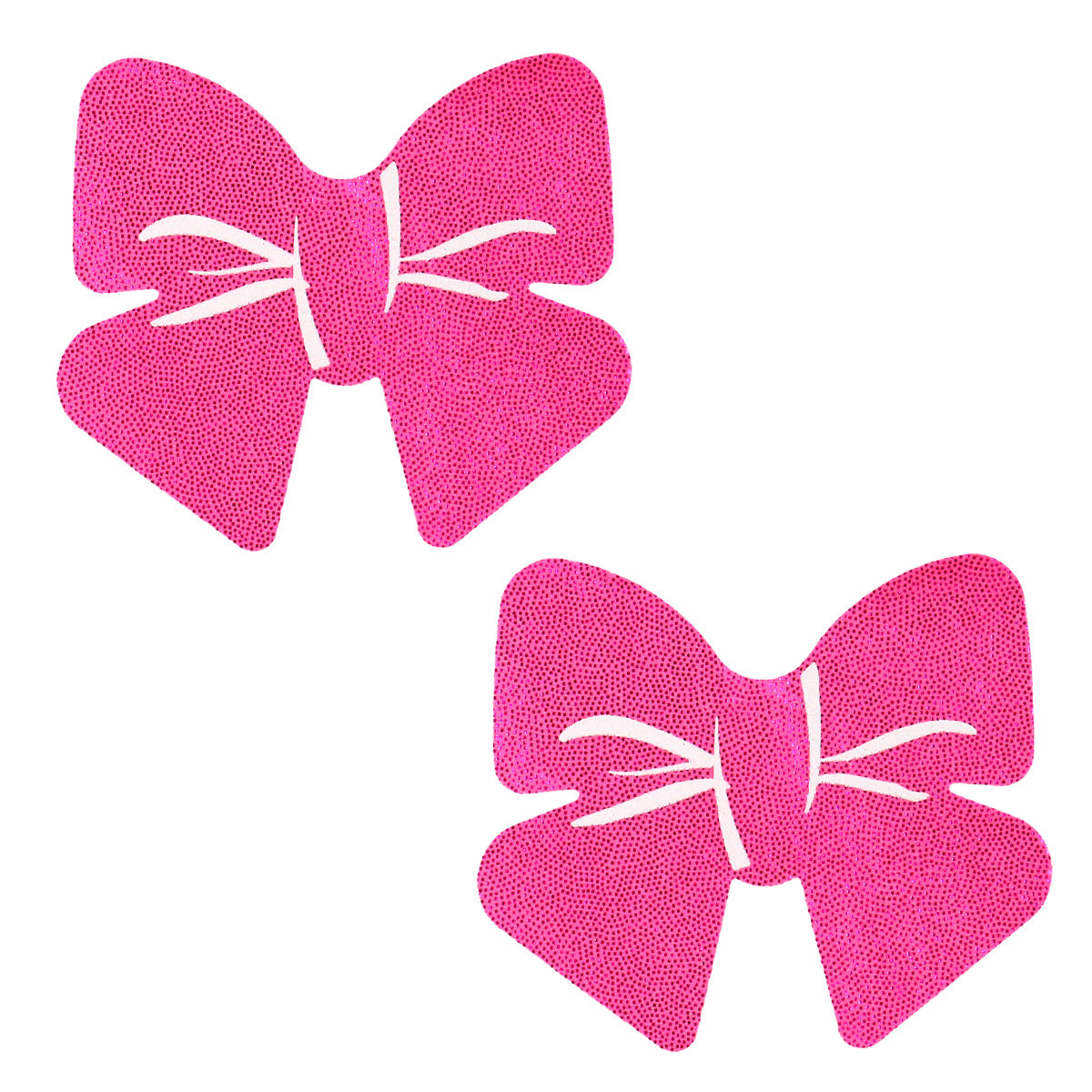 Pinky White Bow Pasties