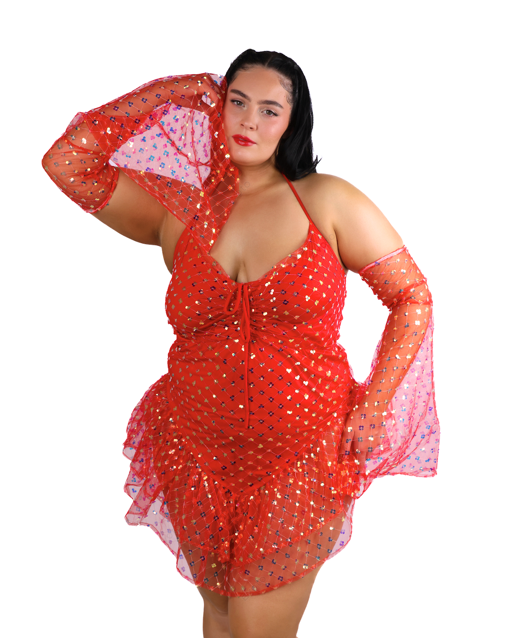 FULL OUTFIT- Ruby Red Angel 2.0 (2 pcs)