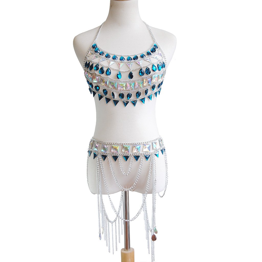 Sparkle Warrior Chain Jewelry Top