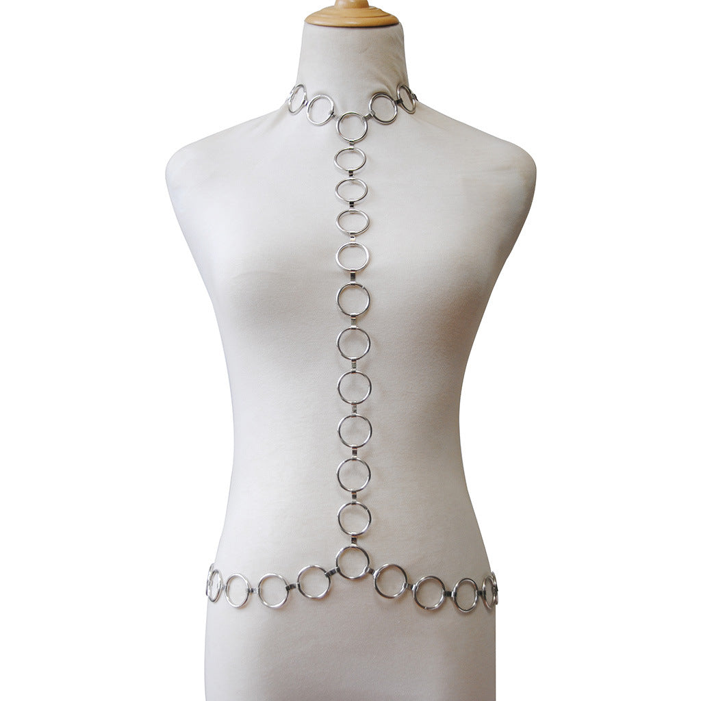 Silver Metal Chain Top