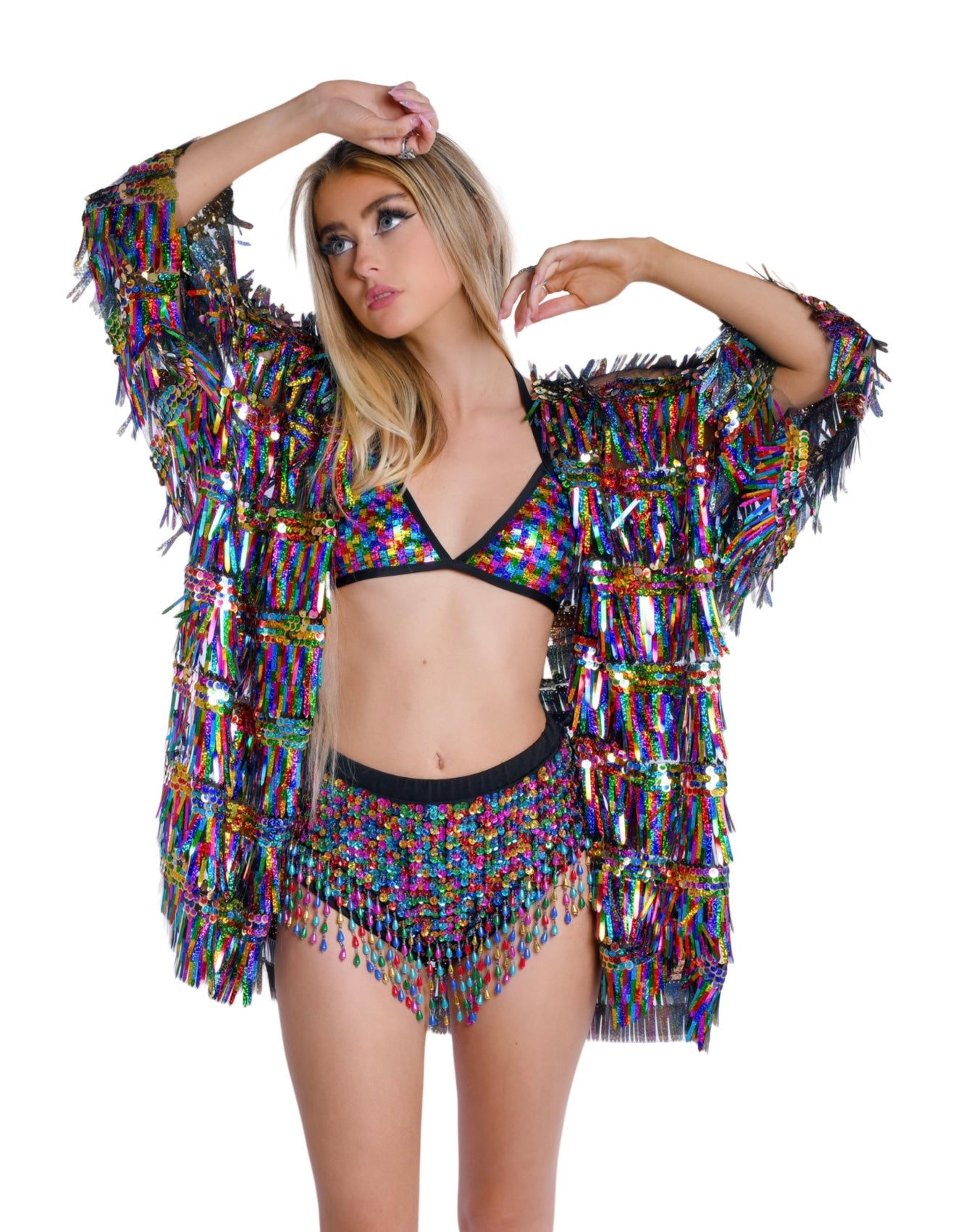 Special Sequin Kimono- Kaleidoscope