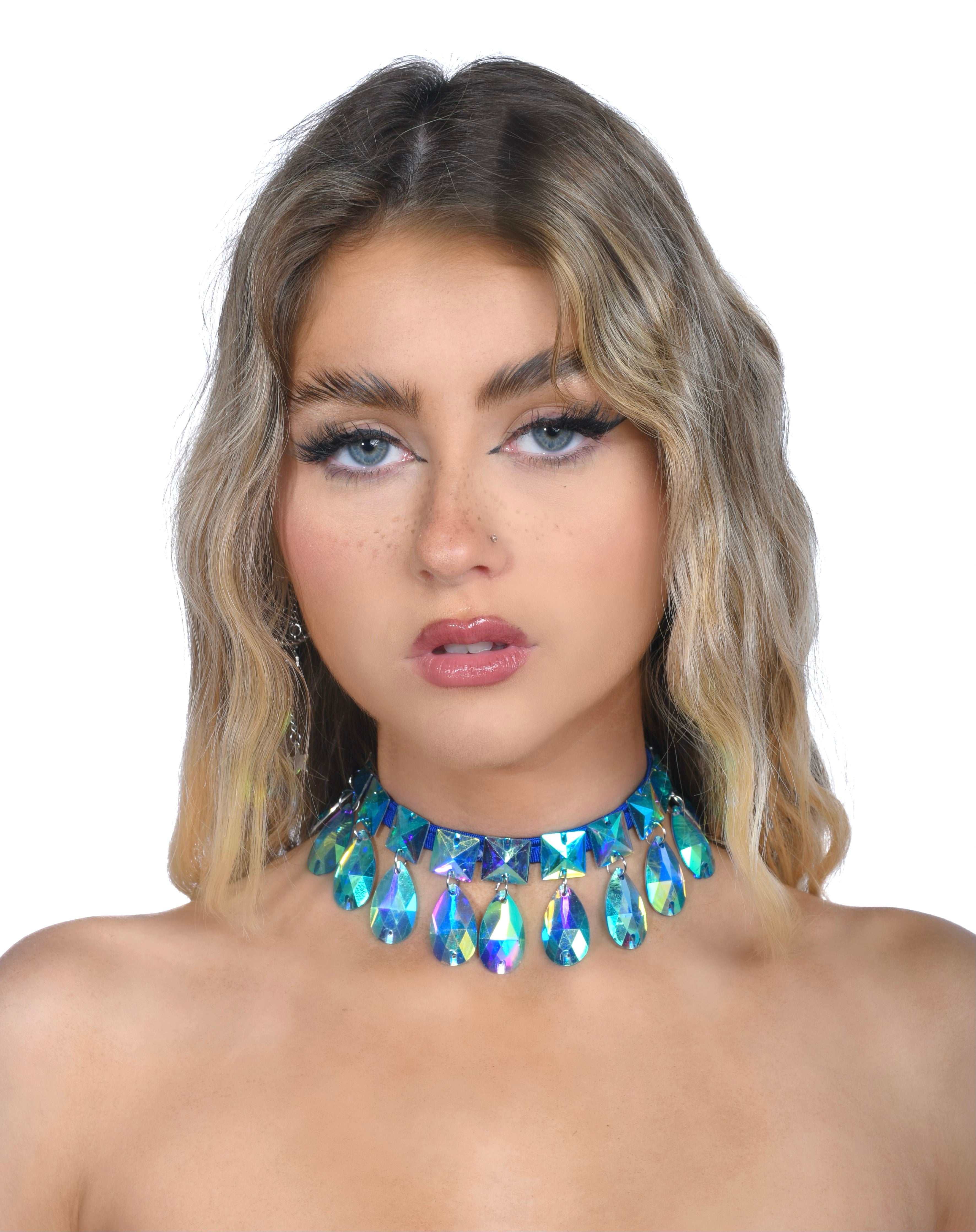 Blue Sapphire Carnival Necklace