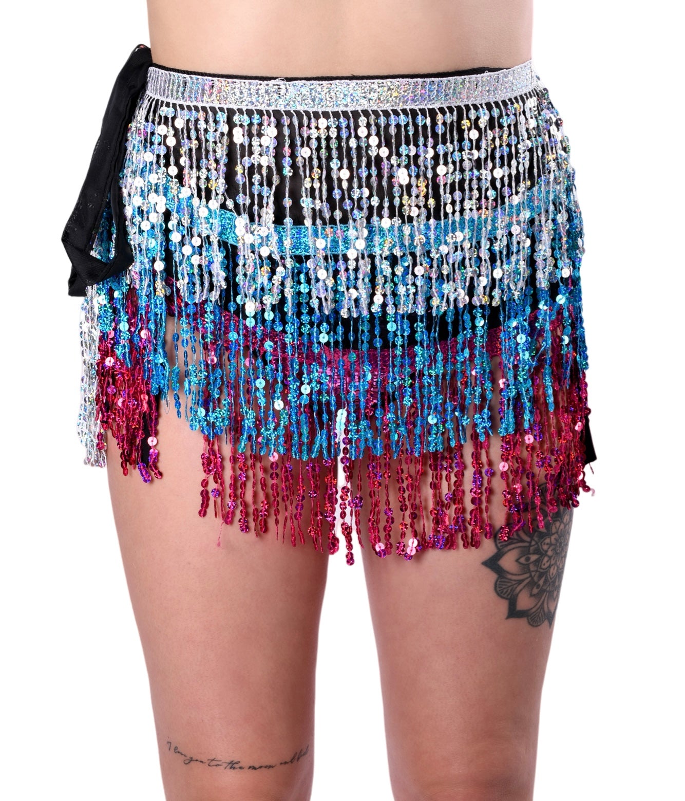 Winter View Holographic Sequin Skirt
