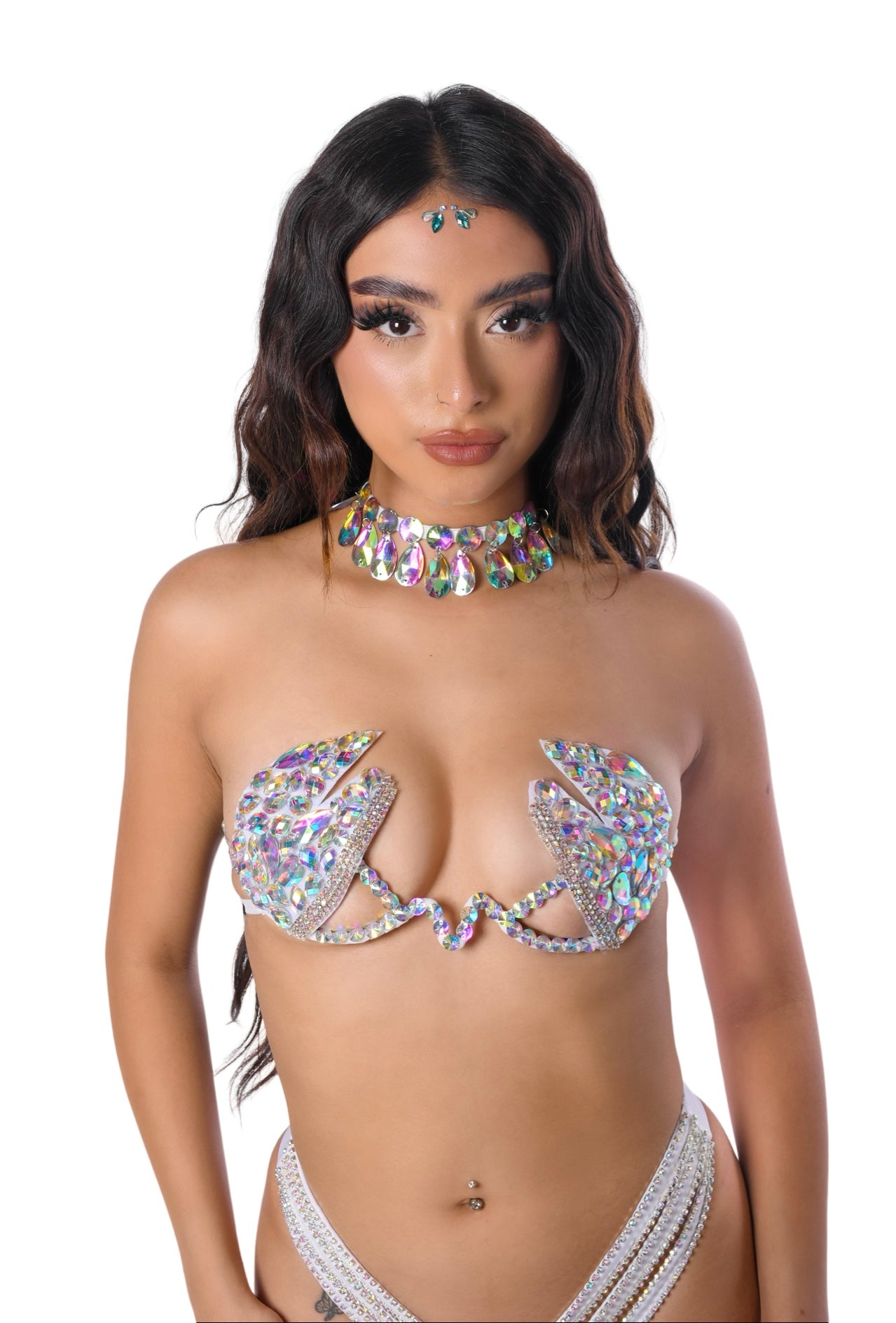 Iridescent Fairy Carnival Bra Top