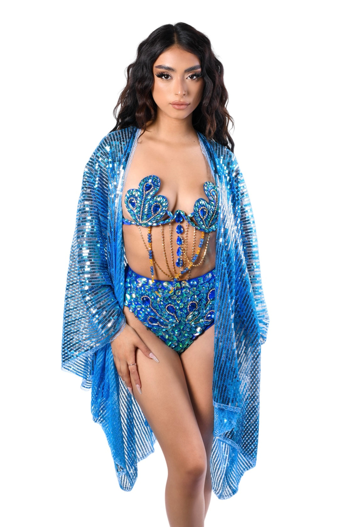 FULL OUTFIT-Aquamarine Peacock