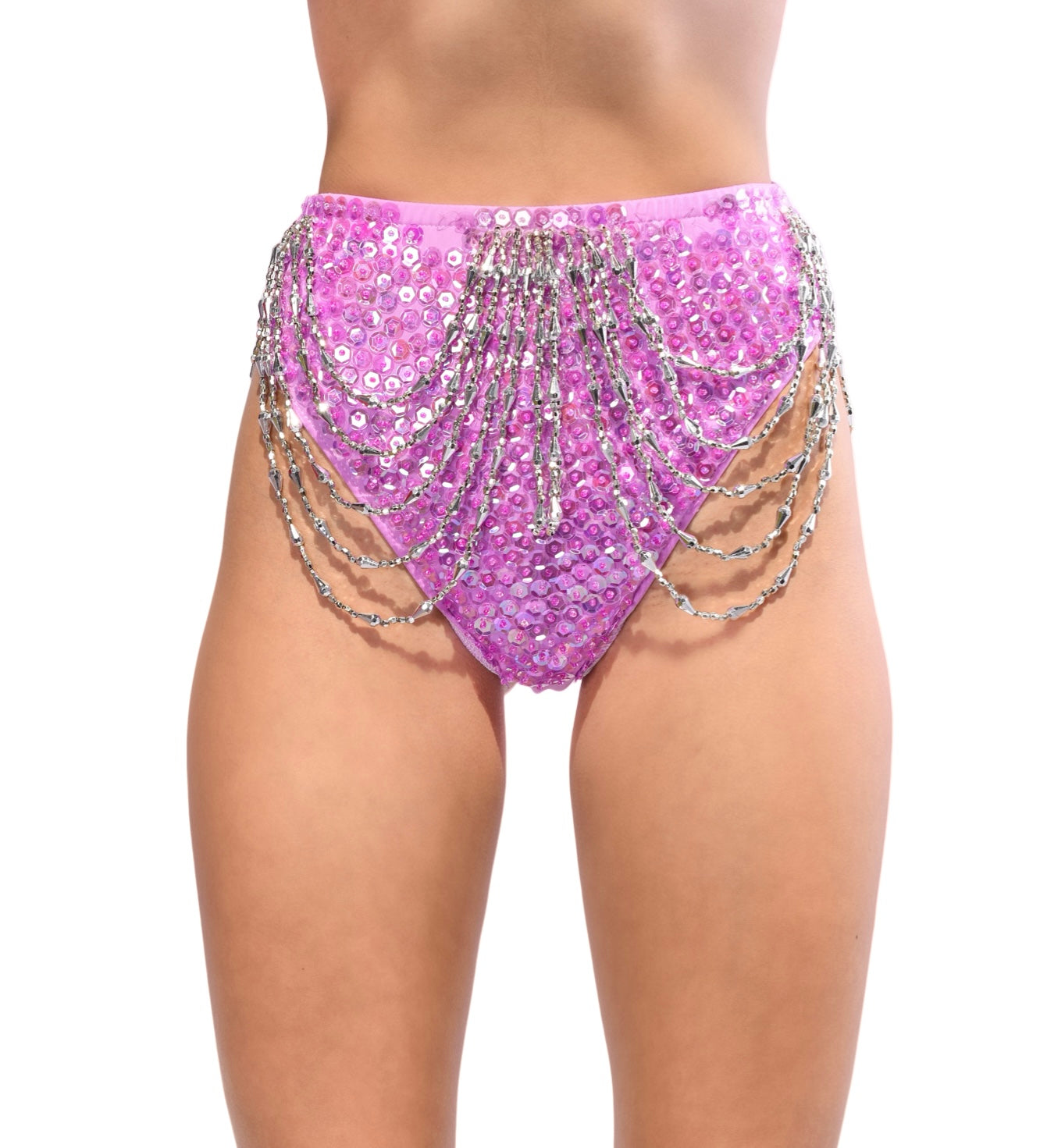 Hand Stitched Bottoms-Lilac Sparkle