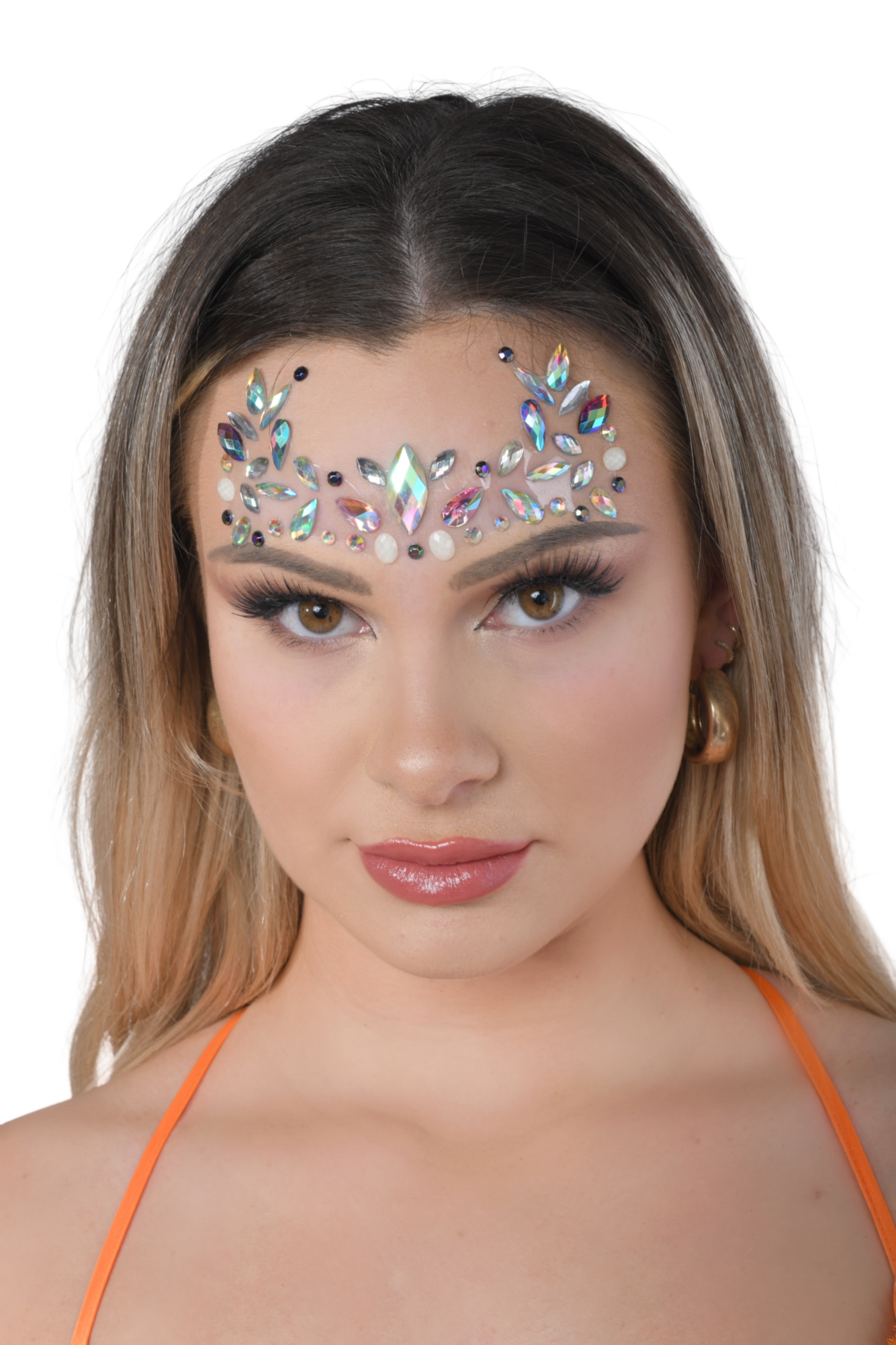 Angel Aura Rhinestone Crystal Face Jewels