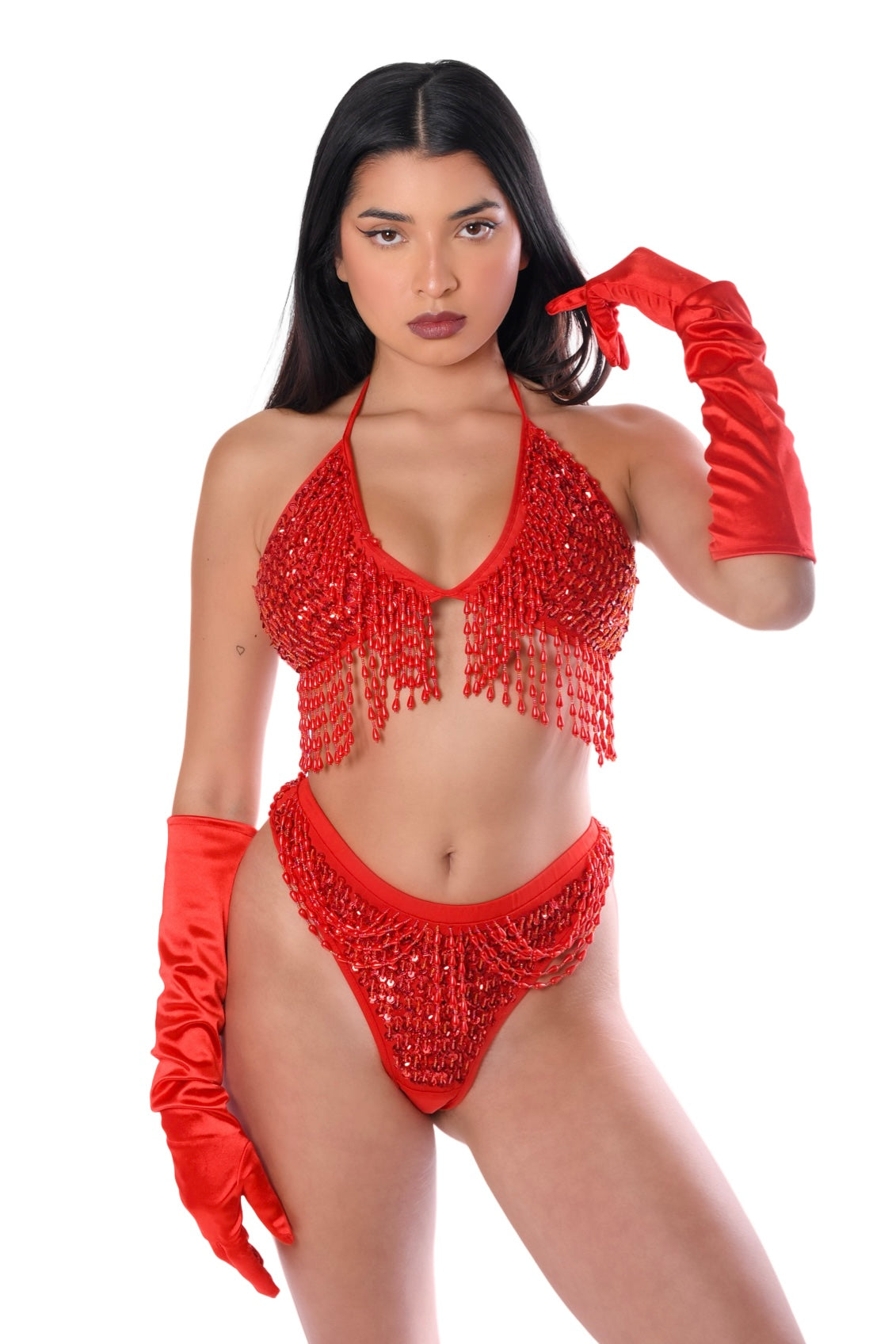 Hand Stitched Sequin Set- Valentine