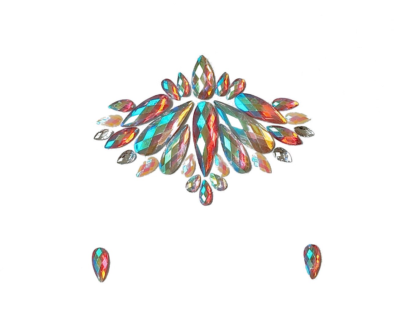 Queen Rhinestone Crystal Face Jewels