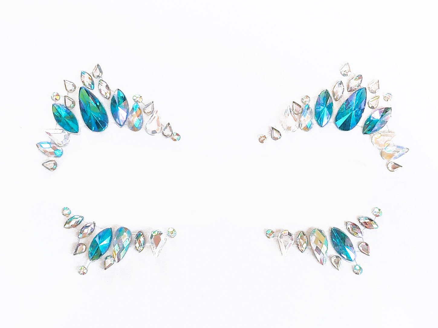 Kawaii Beach Rhinestone Crystal Face Jewels