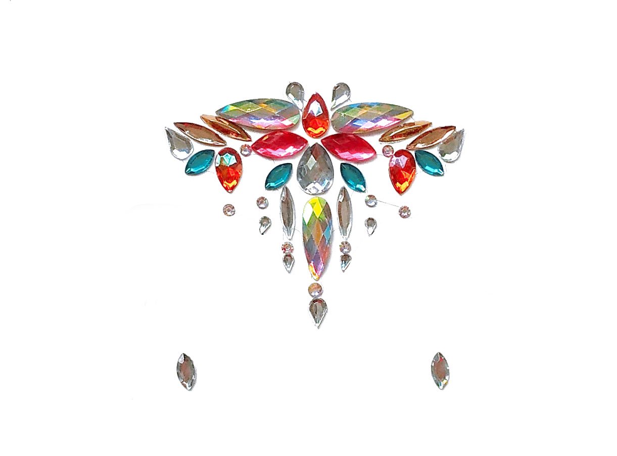Exotic Girl Rhinestone Crystal Face Jewels
