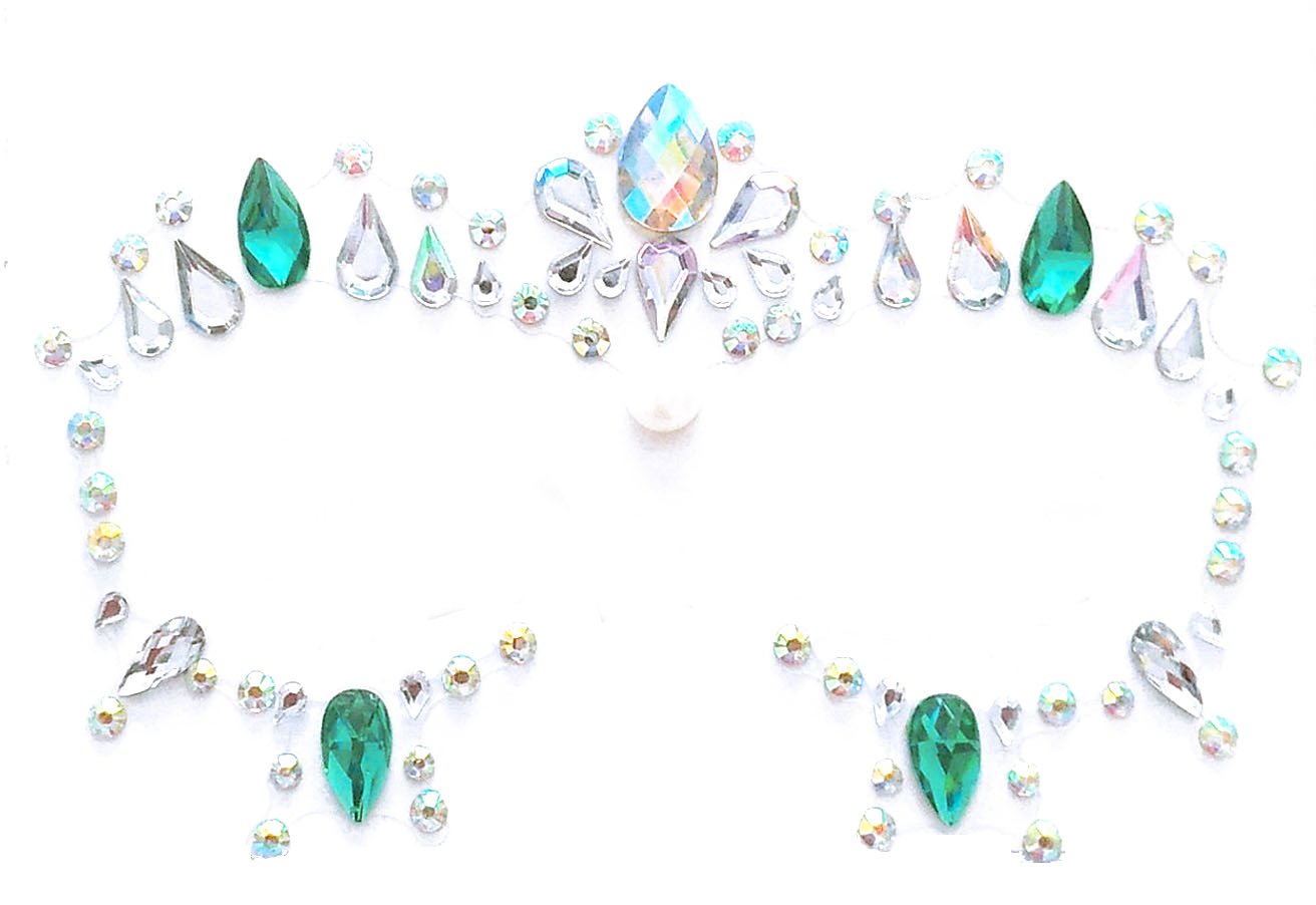 Oceanside Rhinestone Crystal Face Jewels