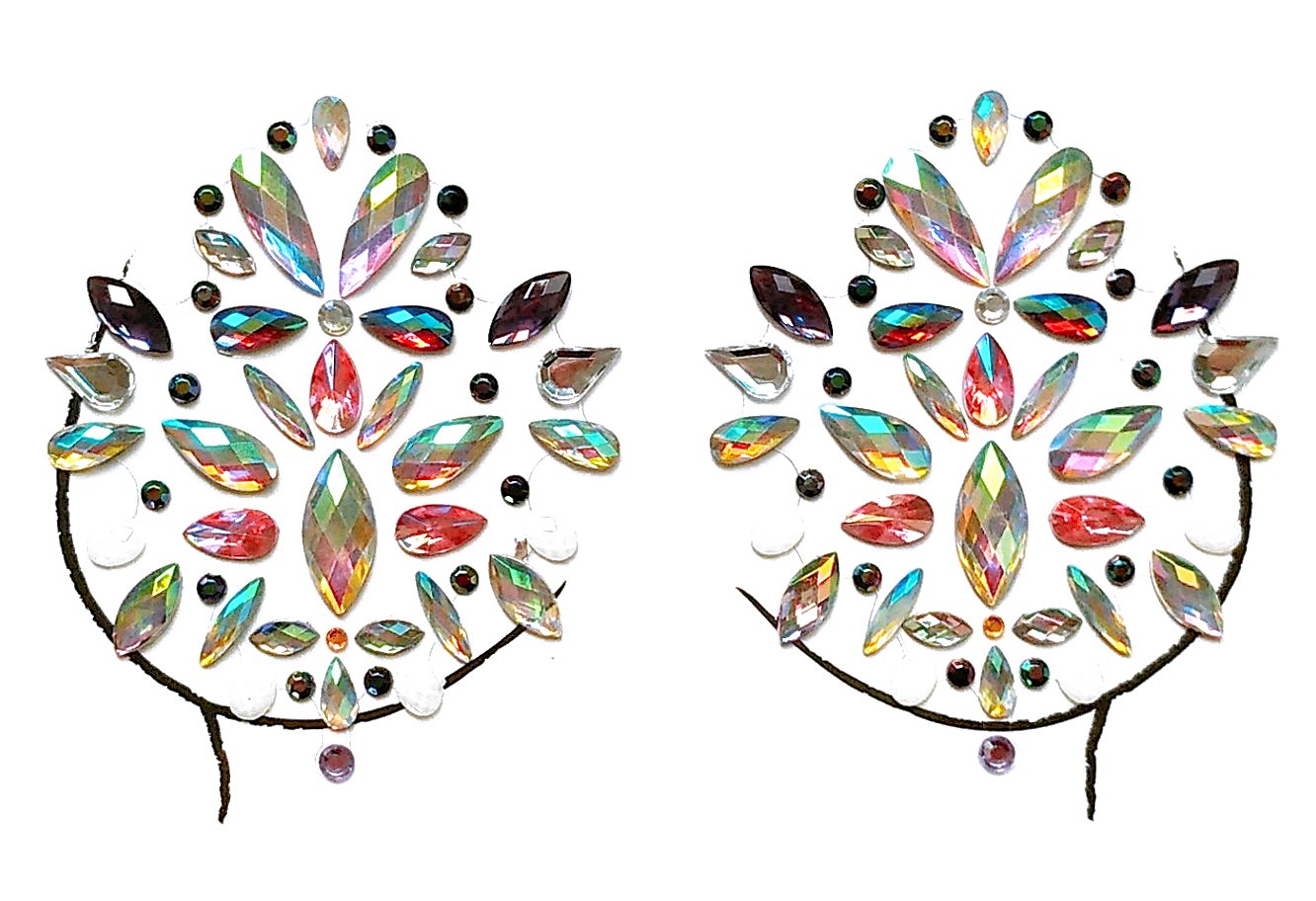 Crystal Bunny Rhinestone Crystal Body Jewels, Pasties