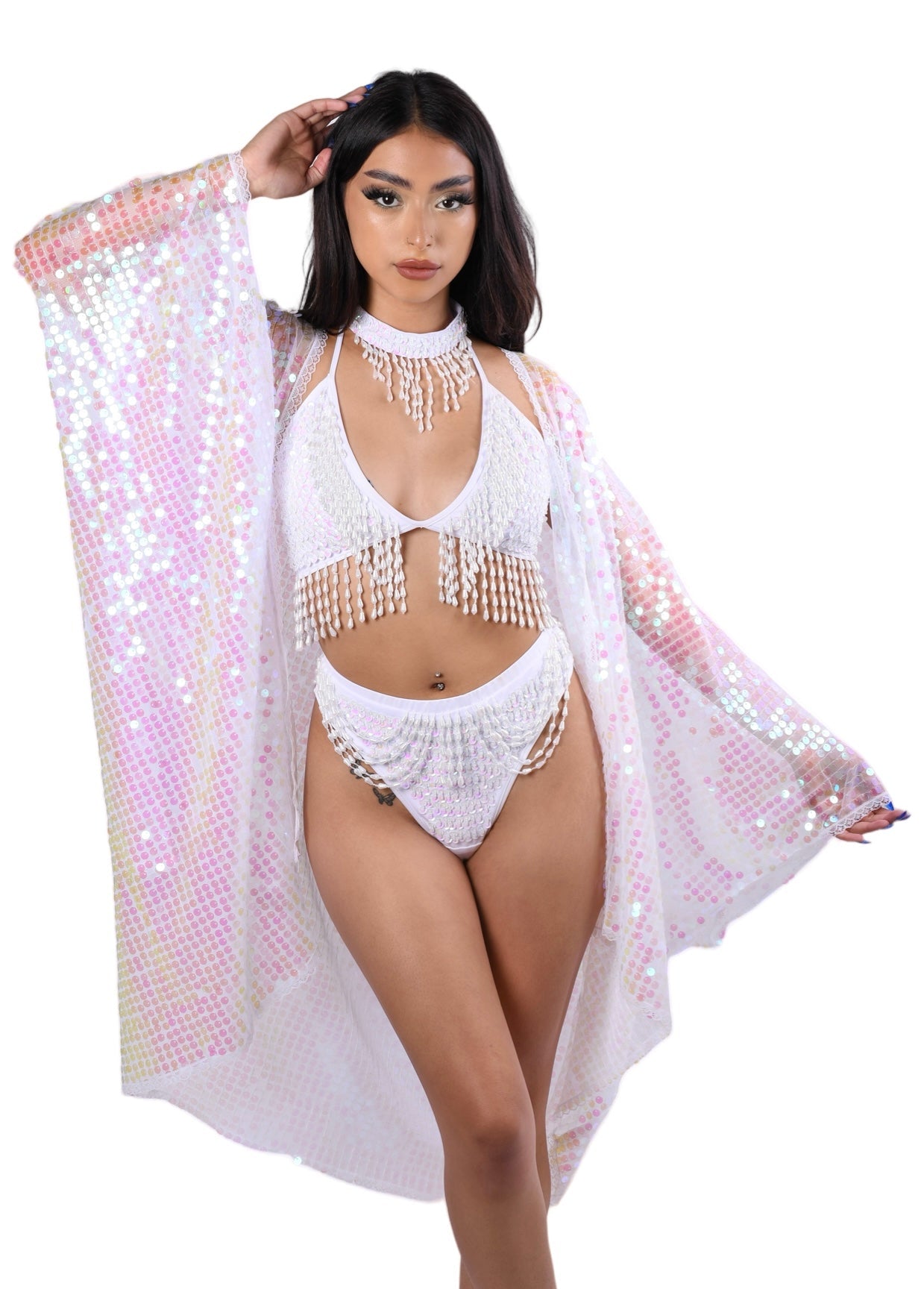 FULL OUTFIT - Disco Iridescent Babe