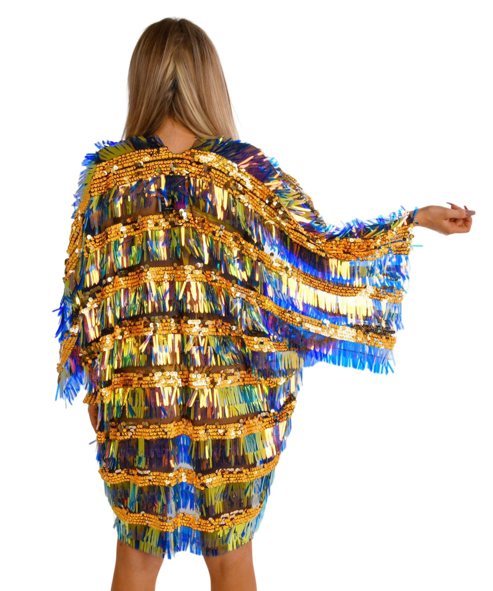 Sequin Kimono Toucan THE LUMI SHOP