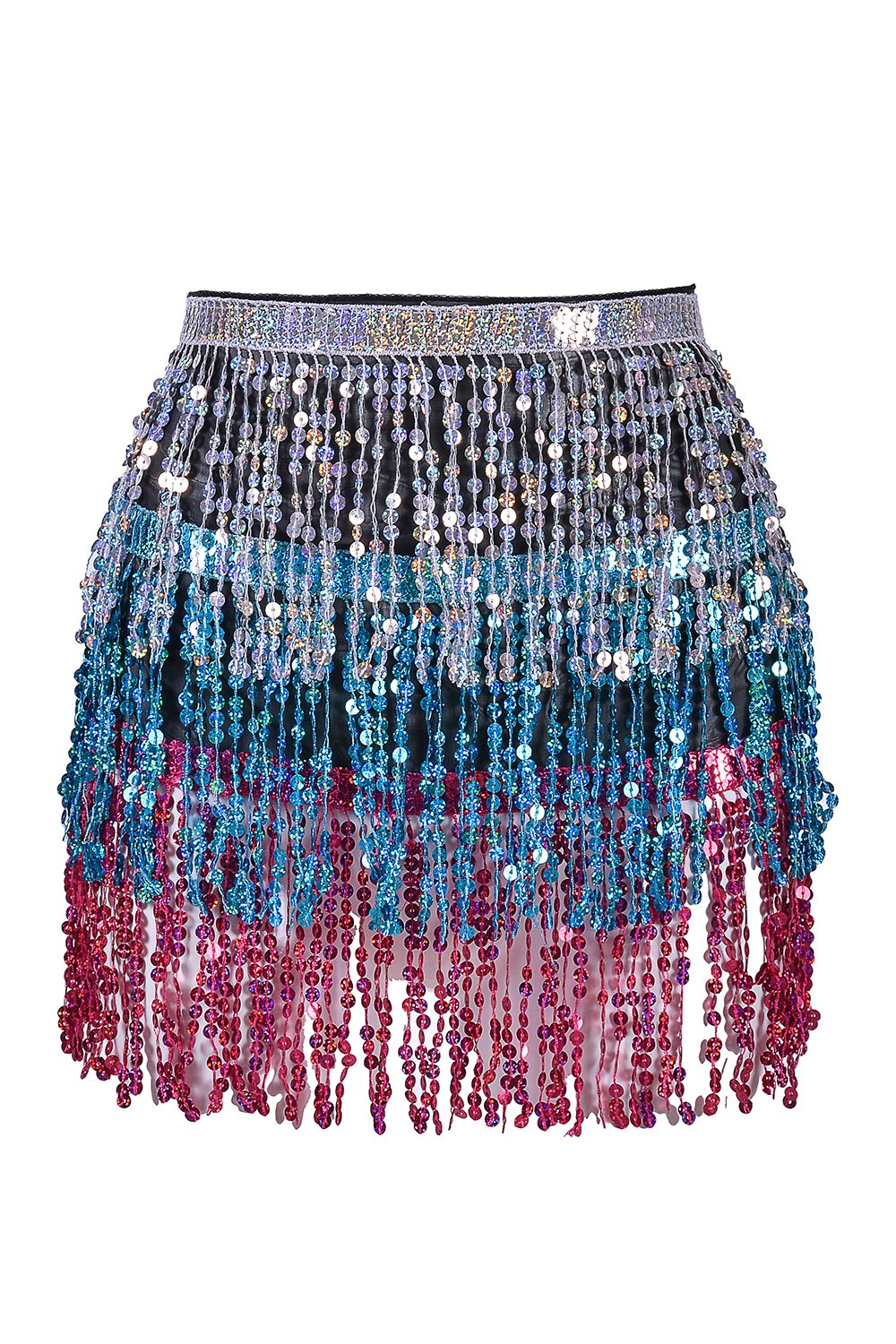 Winter View Holographic Sequin Skirt