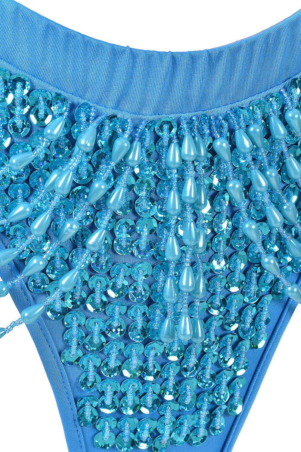 Hand Stitched Sequin Set- Pixie Blue