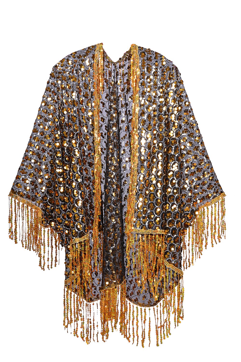 Disco Tassel Sequin Kimono - Treasure