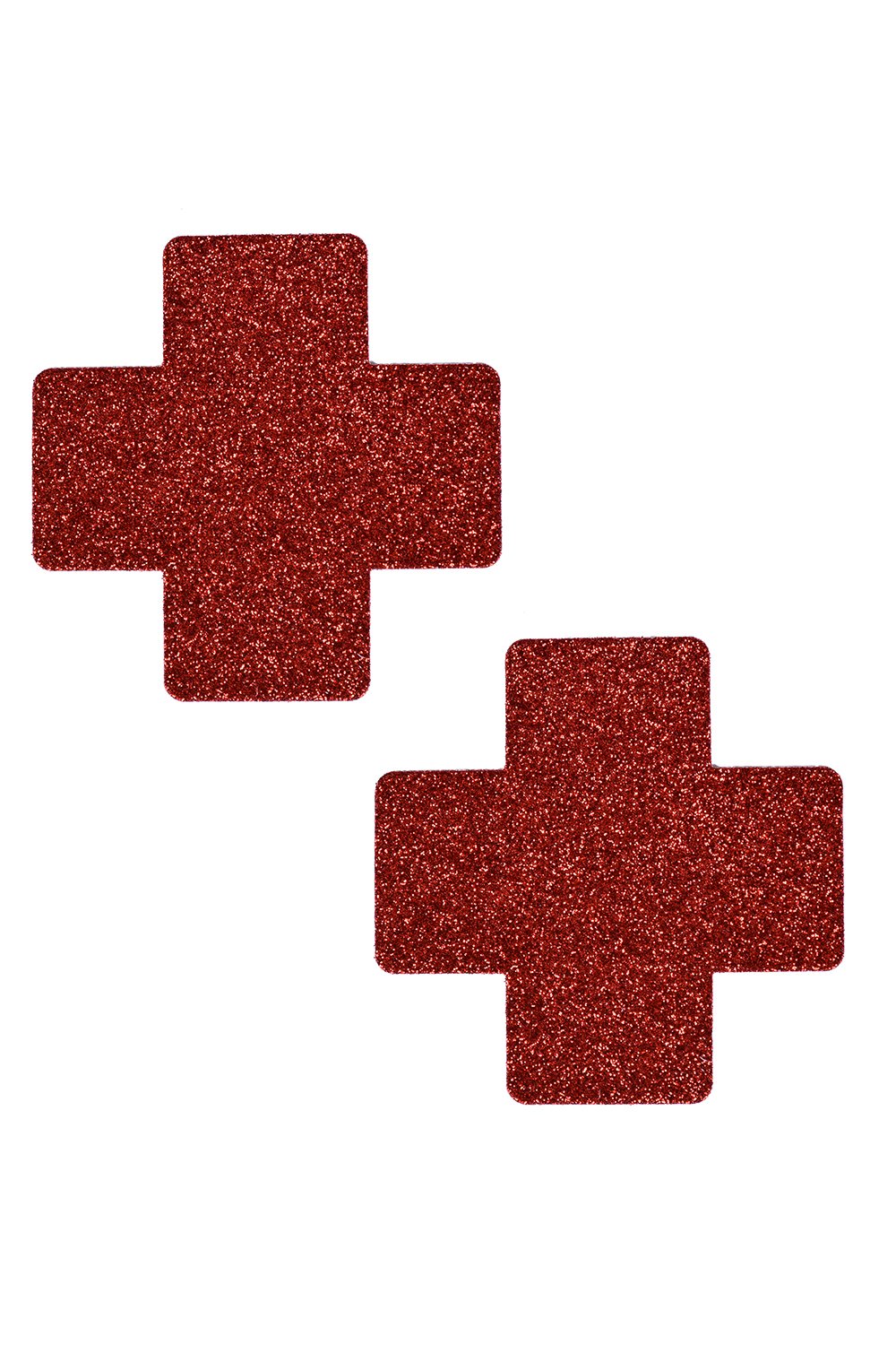 Glitter Red Cross Pasties