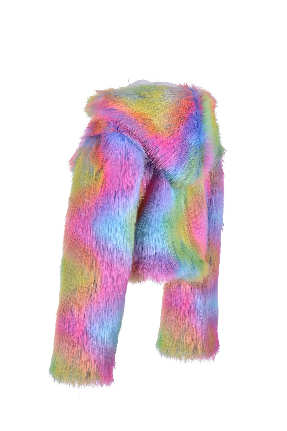 Nocturnal Wonderland Faux Fur Jacket