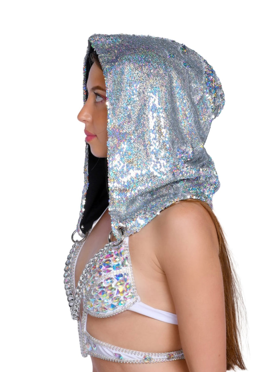 Disco Sequin Set (Bra + Skirt) - Disco Ball Rave clothes,rave – THE LUMI  SHOP