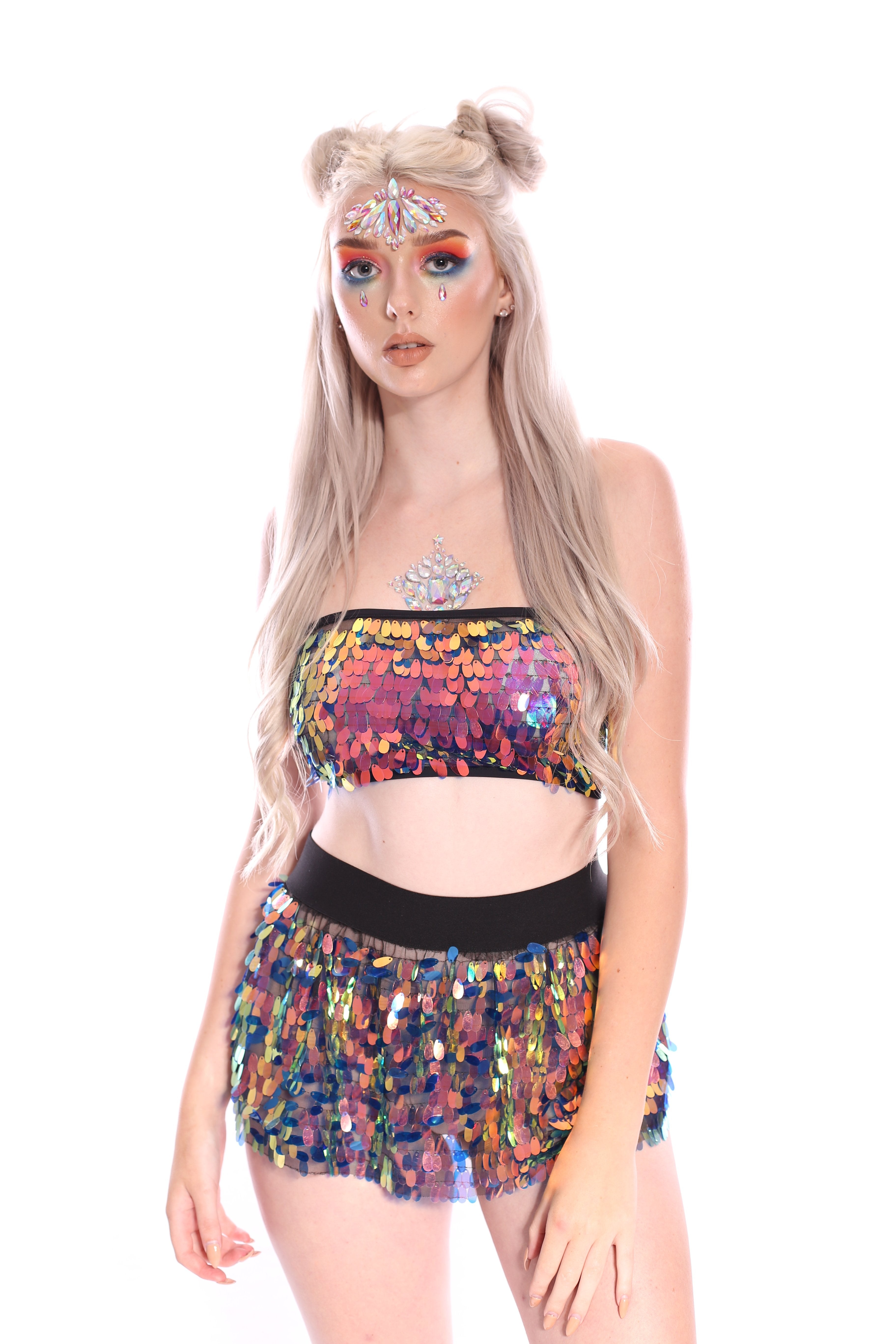 Moon Child Sequin Tube Top