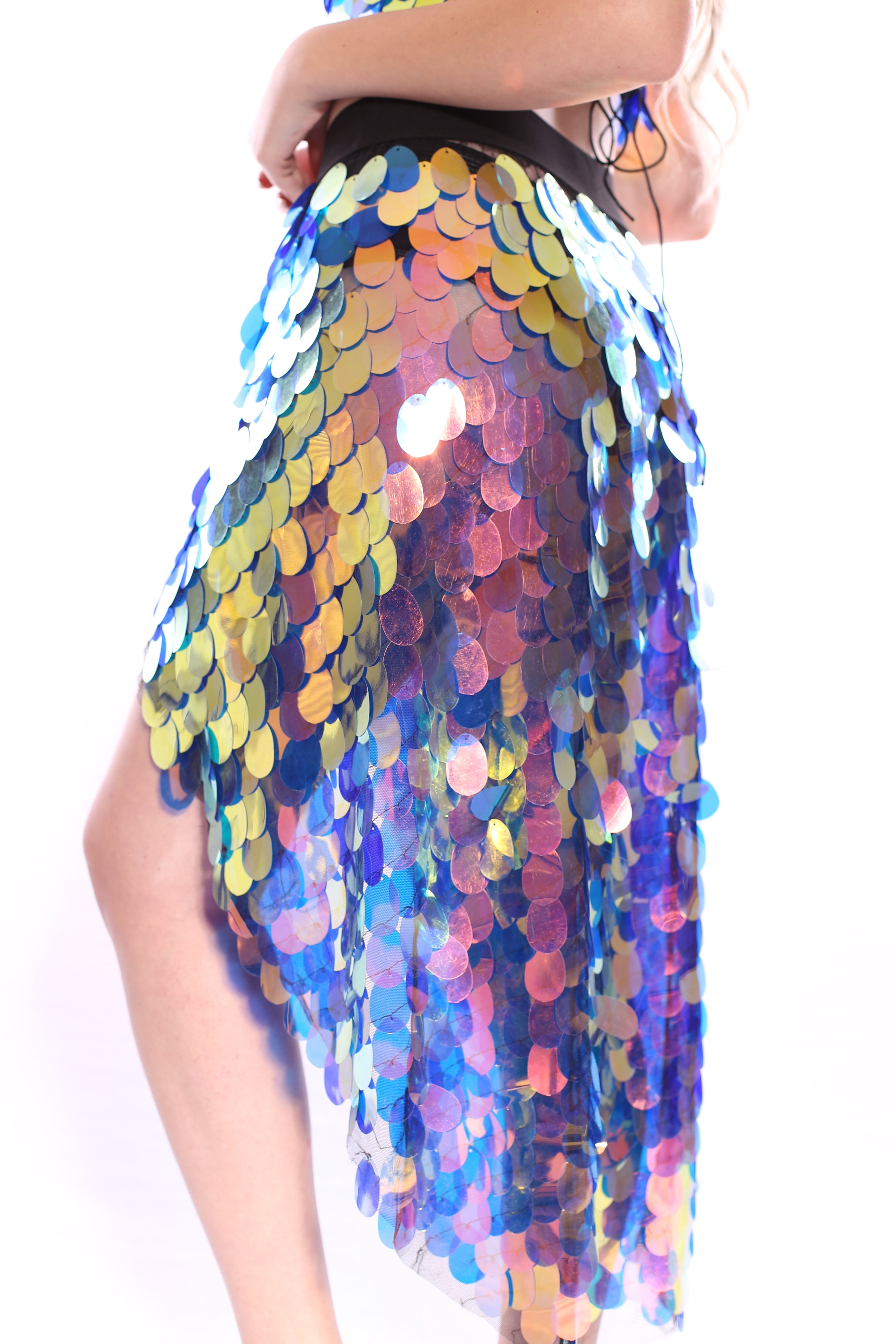 Moon Child Sequin Skirt (Long)