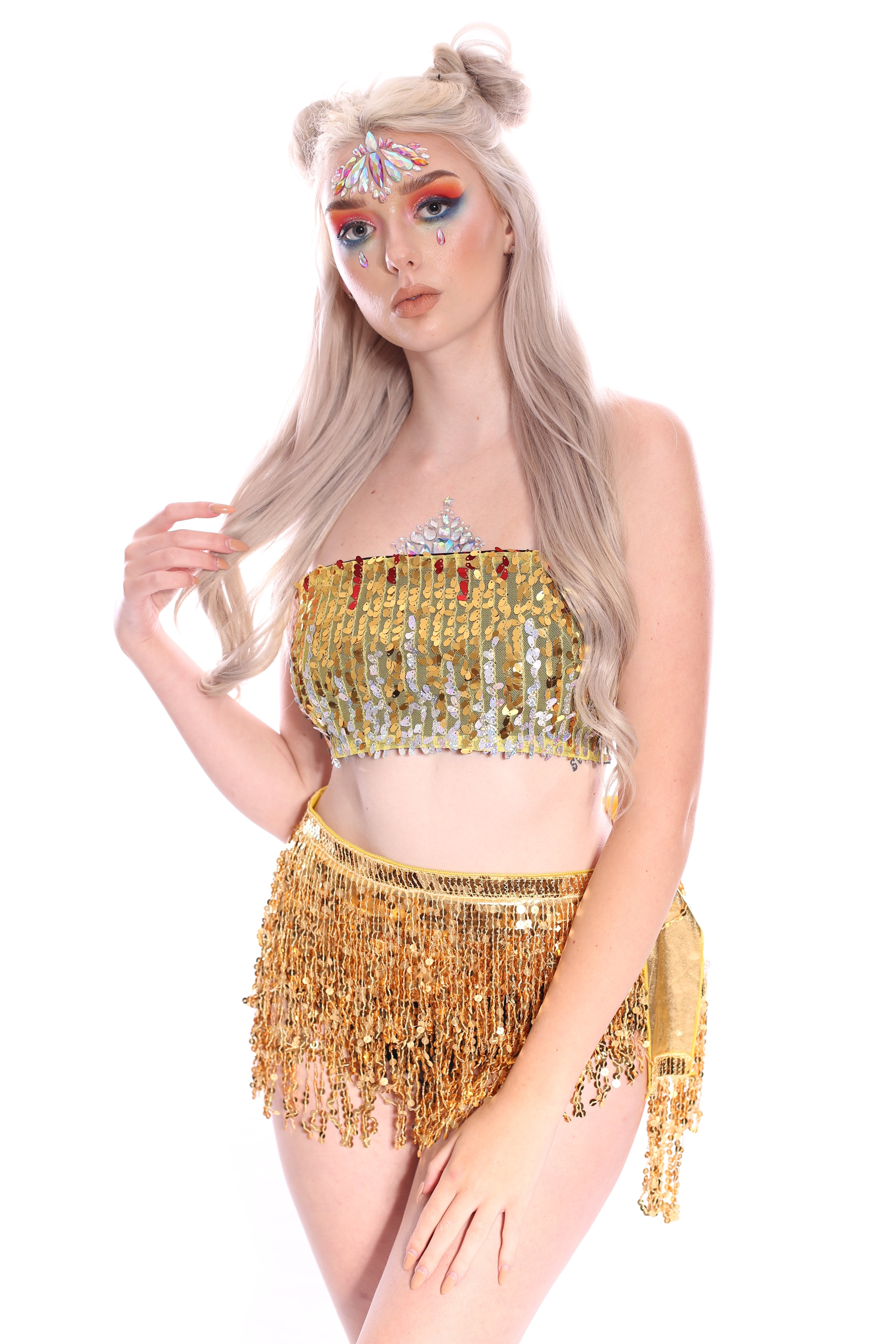 Holographic Sequin Skirt - Funky Rhythm