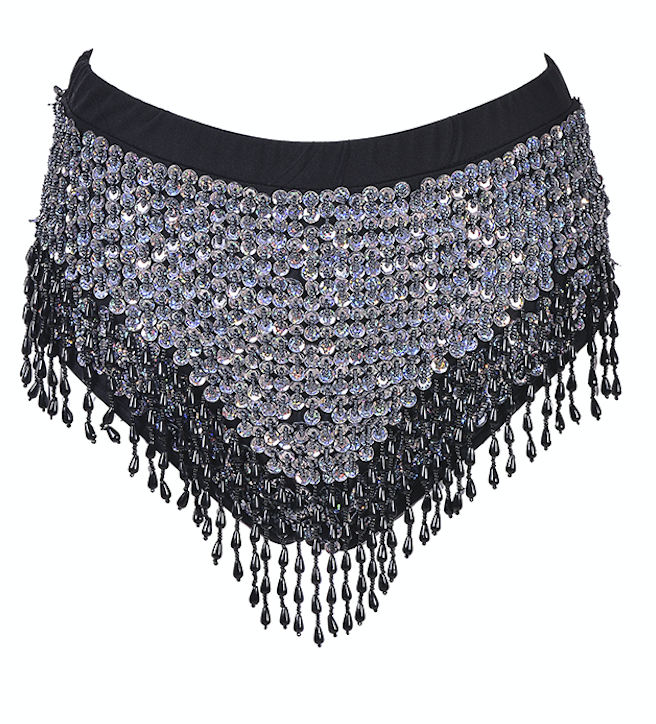 Hand Stitched Sequin High Waisted Bottoms- Disco Barbie