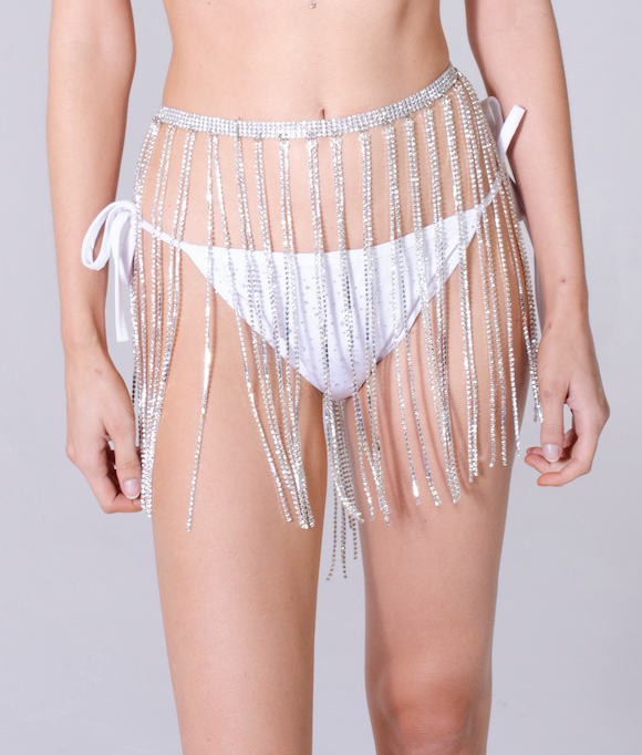 Diamond Gal Body Jewelry Tassel Skirt