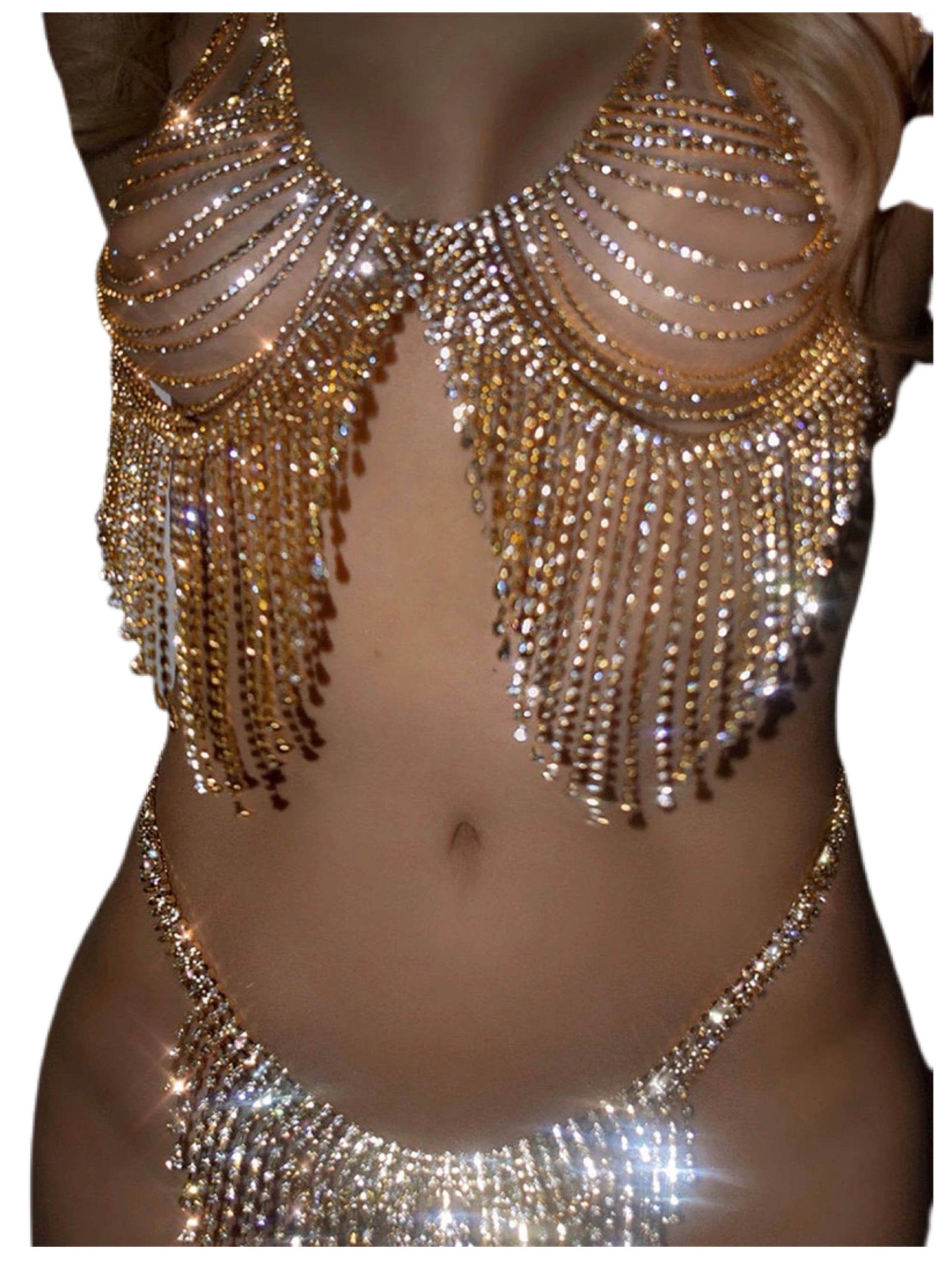 Sun Kiss Crystal Body Jewelry Set