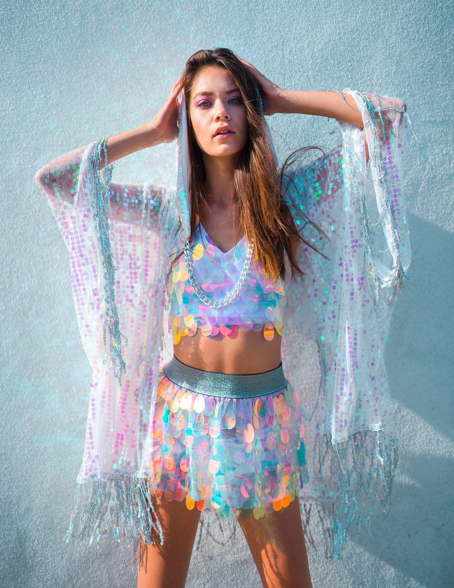 Sequin Kimonos